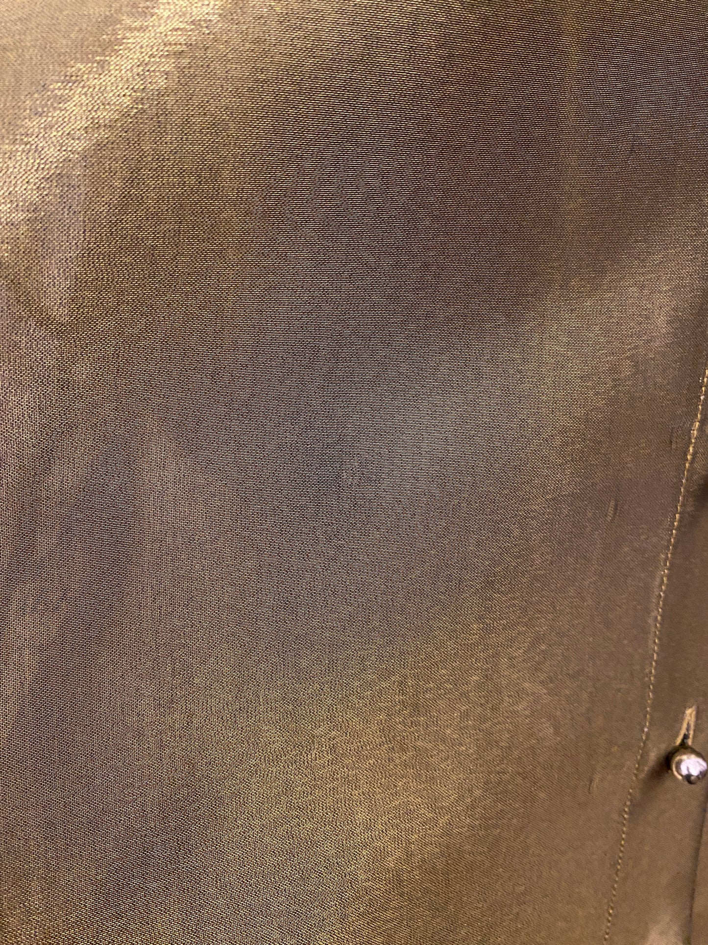 Rifat Ozbek Gold Oversize Shirt
