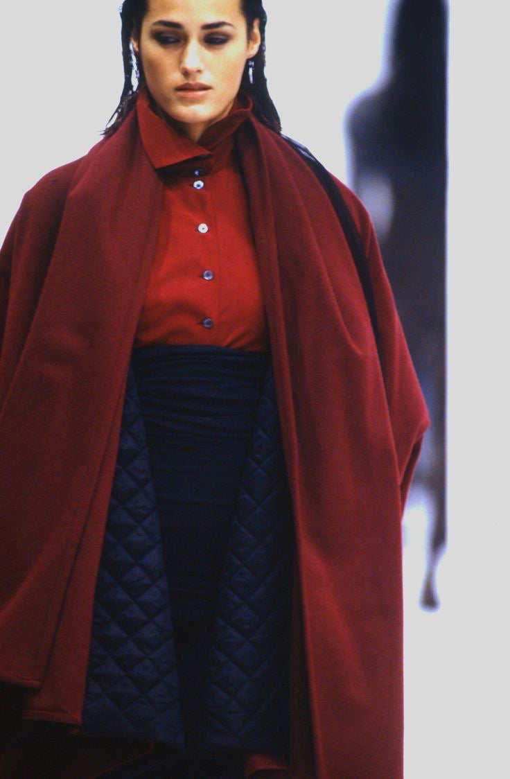 Dolce & Gabbana A/W 1990 Khaki Wool Coat