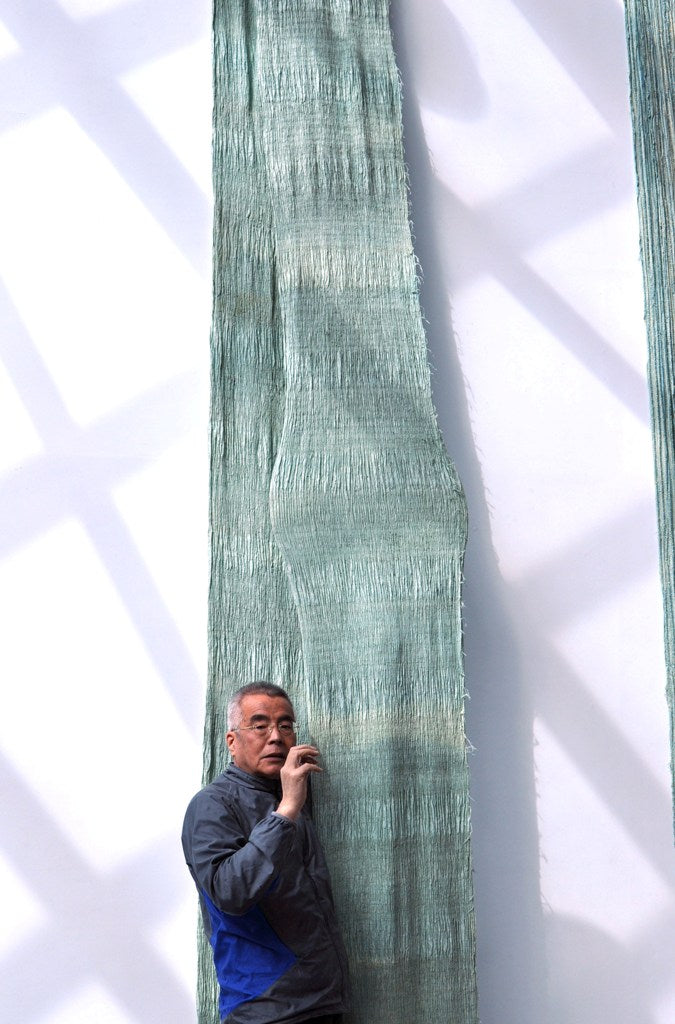 Akihiko Izukura Cream Hand Dyed Hand Woven Silk Dress