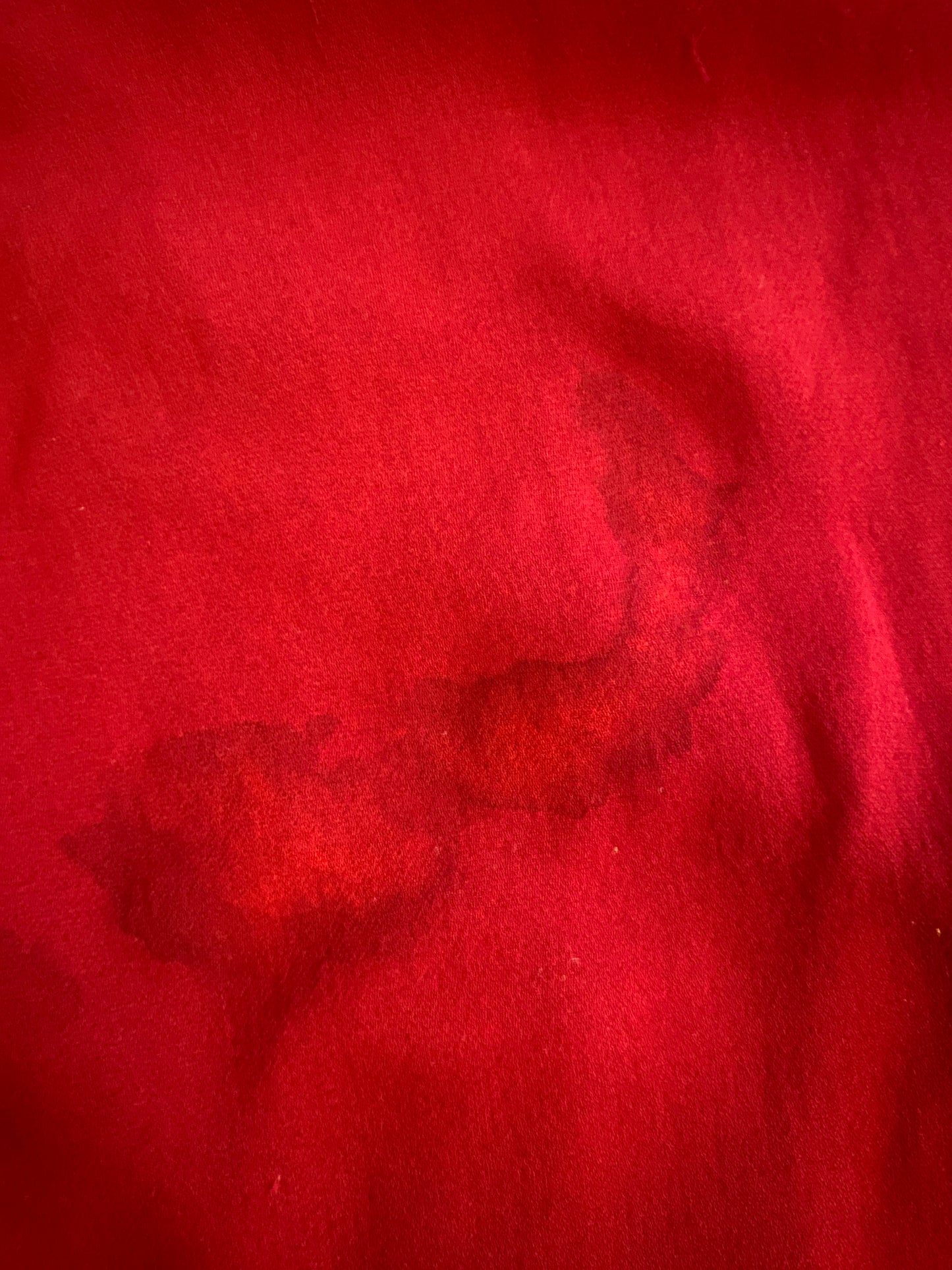 Blumarine Anna Molinari Ruby Red Silk Embroidered Jacket
