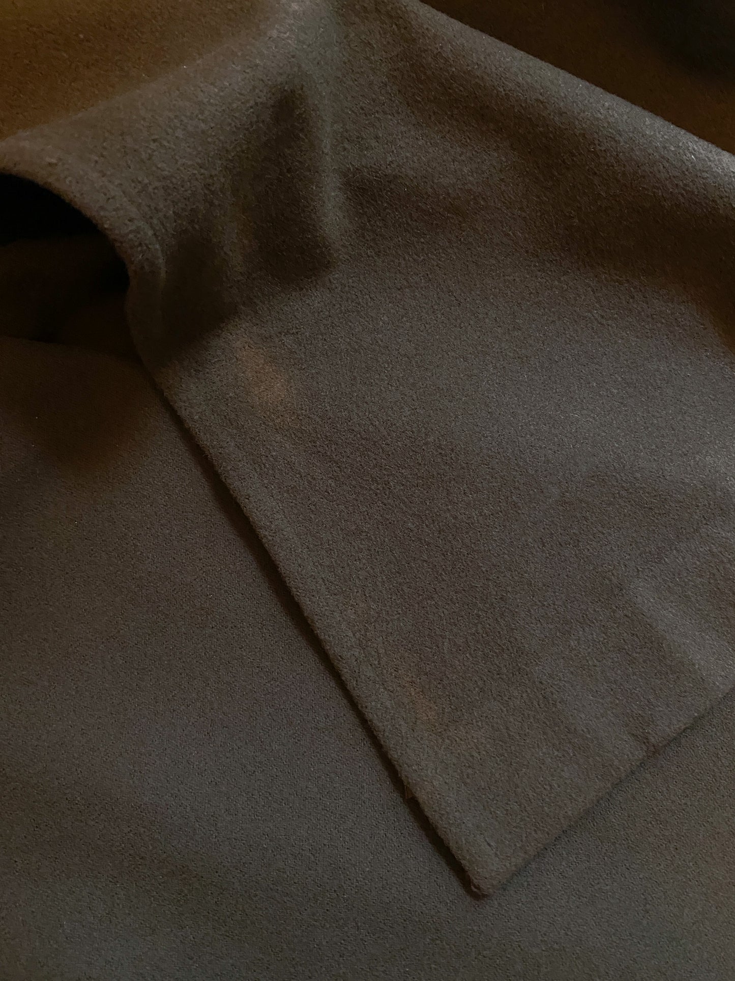 Dolce & Gabbana A/W 1990 Khaki Wool Coat