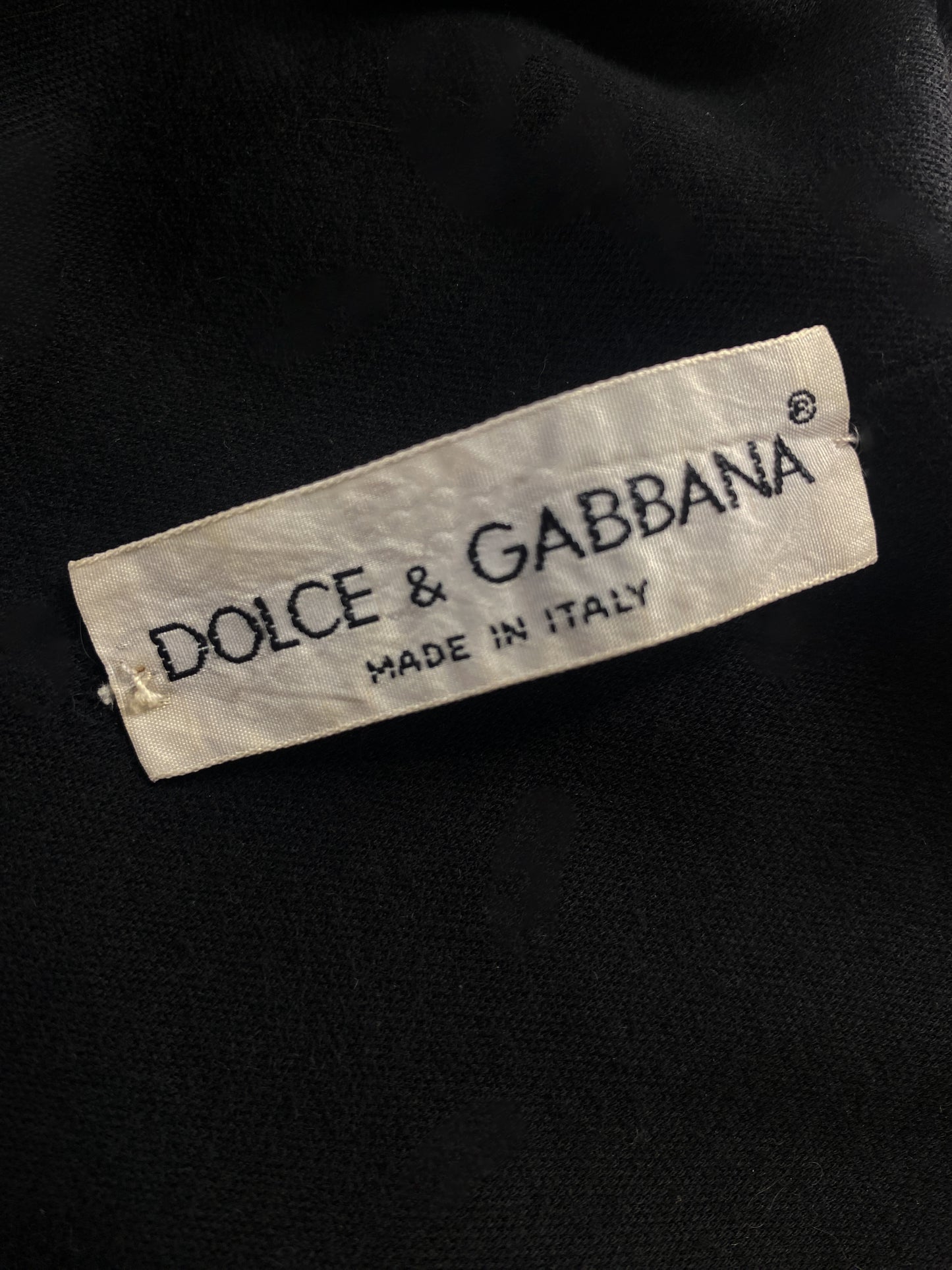 Dolce & Gabbana 1989 Black and Multicolor Baroque Skirt
