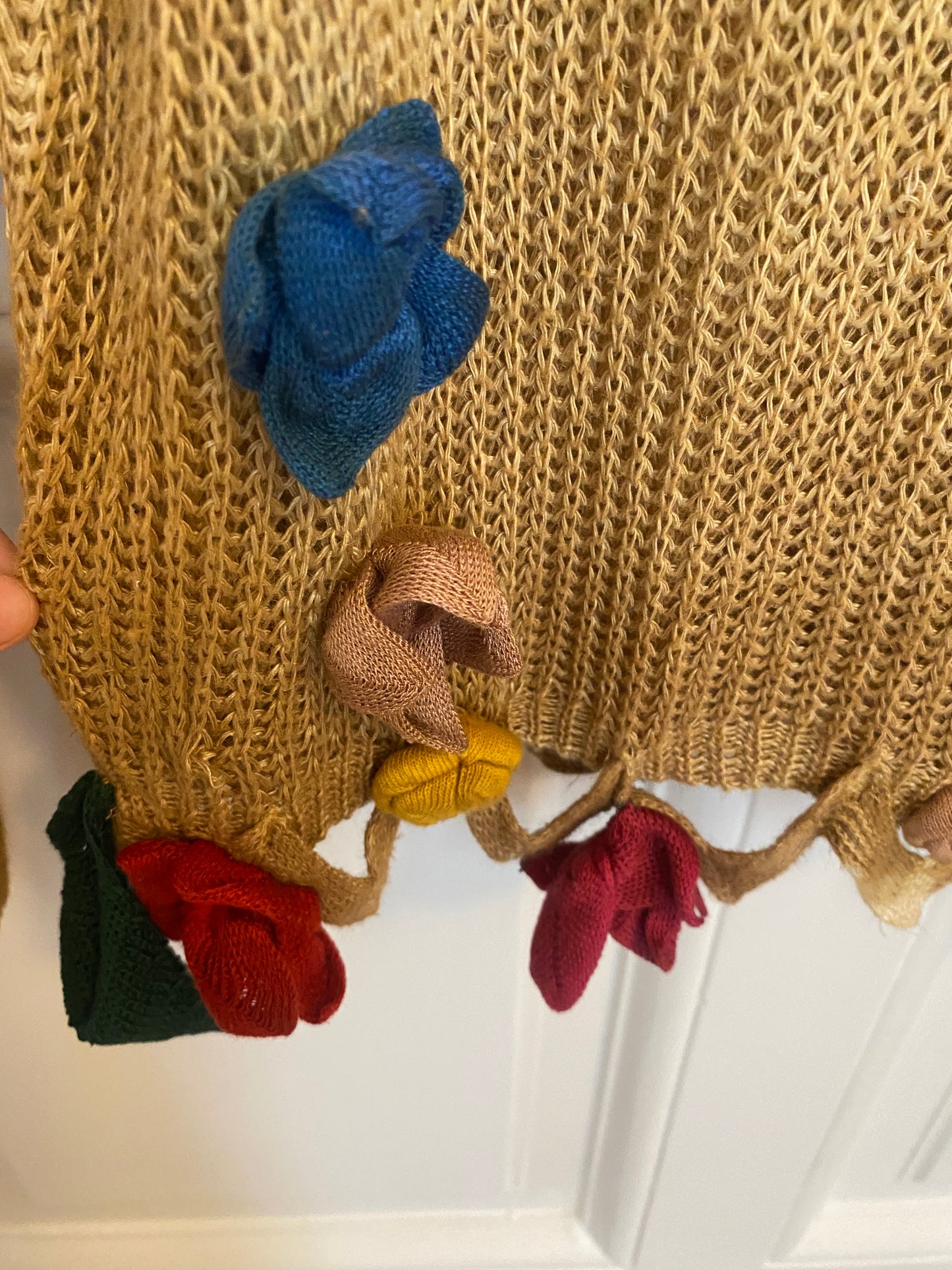 Cerini Ombre Jumper with Flower Applique