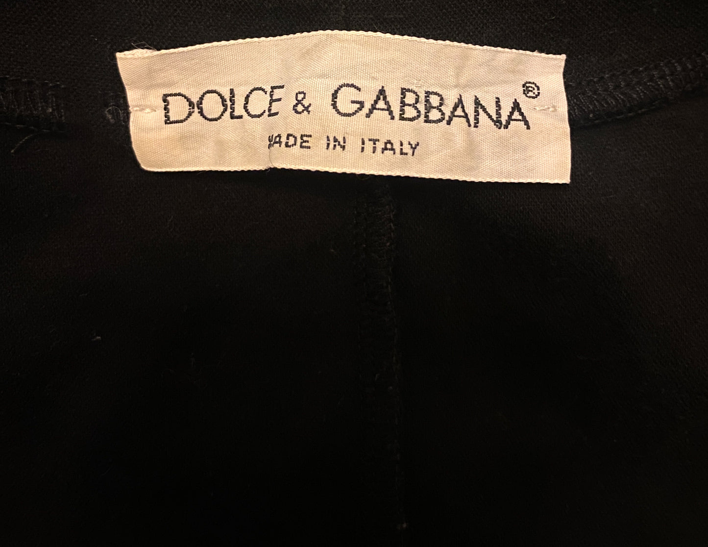 Dolce & Gabbana 1980s Black Layered Dress