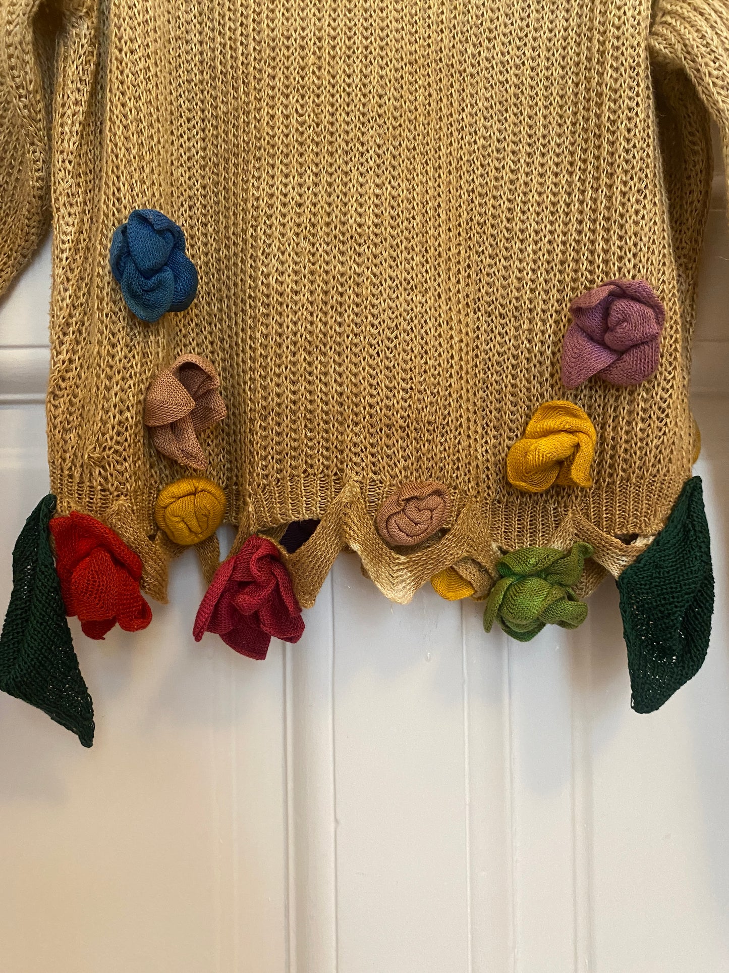 Cerini Ombre Jumper with Flower Applique