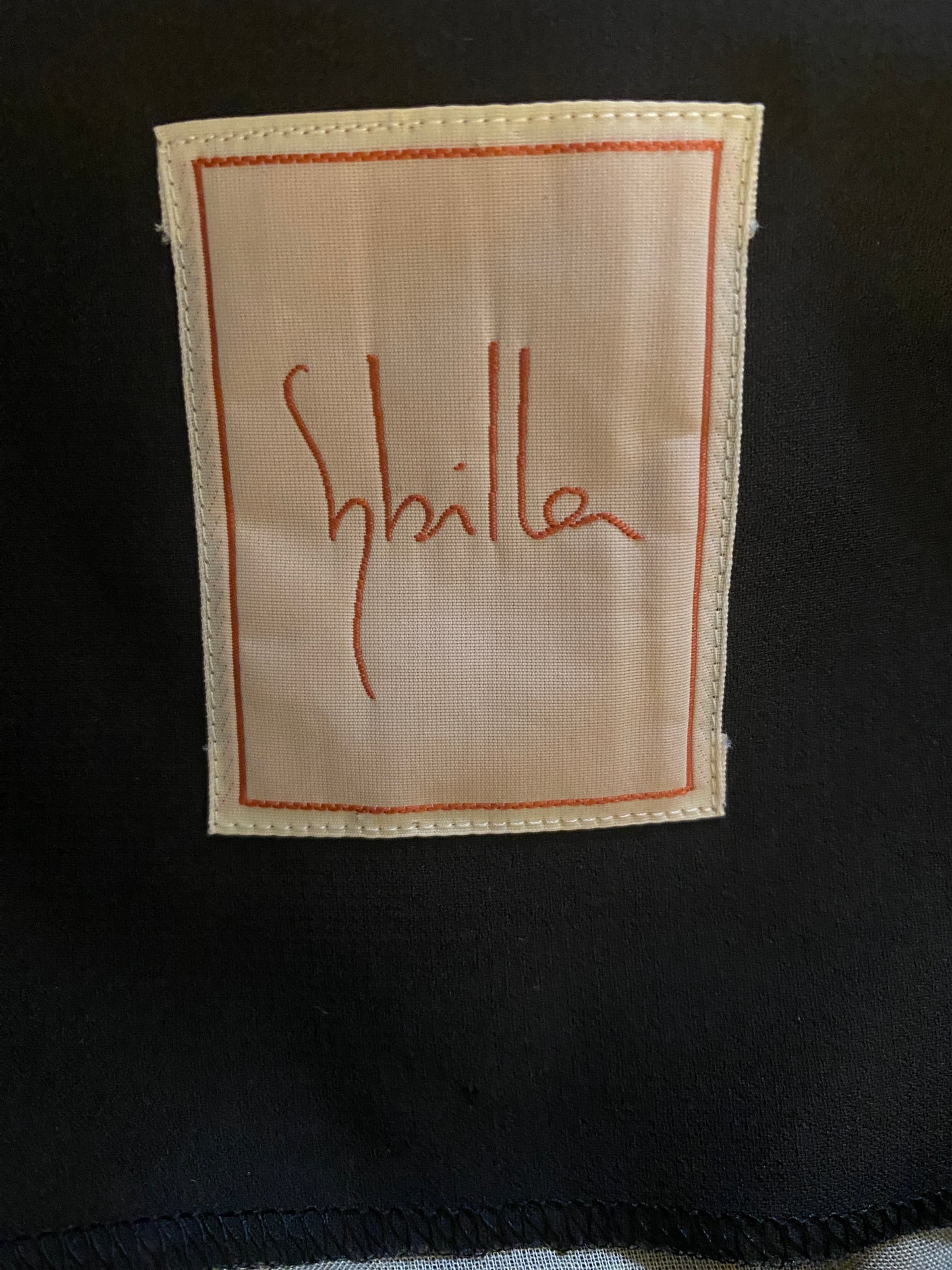 Sybilla Velvet Applique Spiral Dress