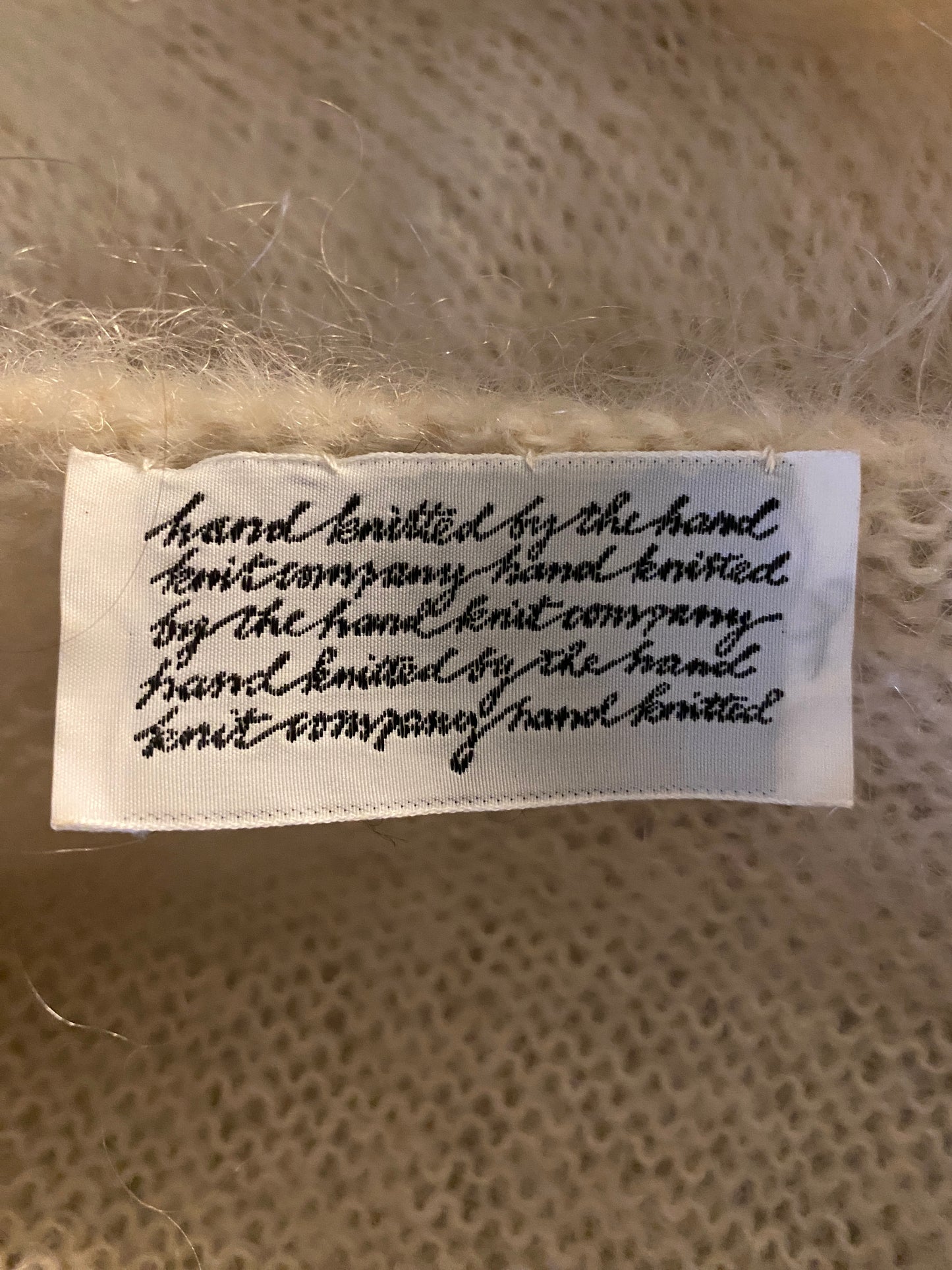 The Hand Knit Company Mohair Long Wool Coat