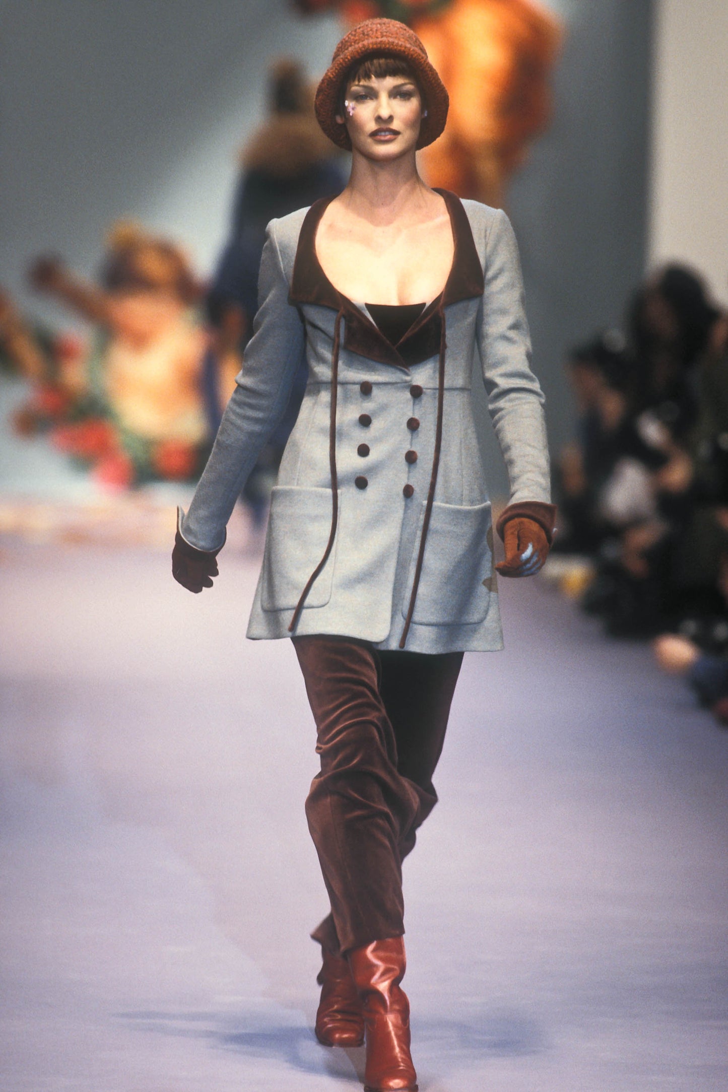 Chloé Karl Lagerfeld A/W93 Velvet Edwardian Inspired Jacket