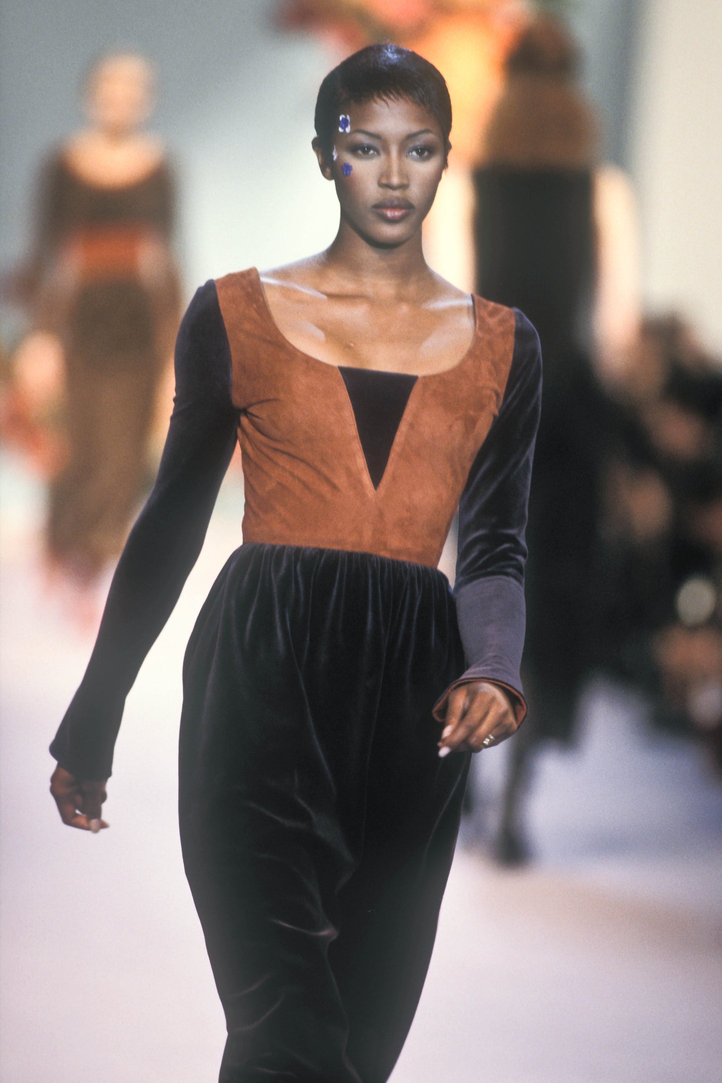 Chloe -Karl Lagerfeld Era- A/W93 Black New Romantic Dress