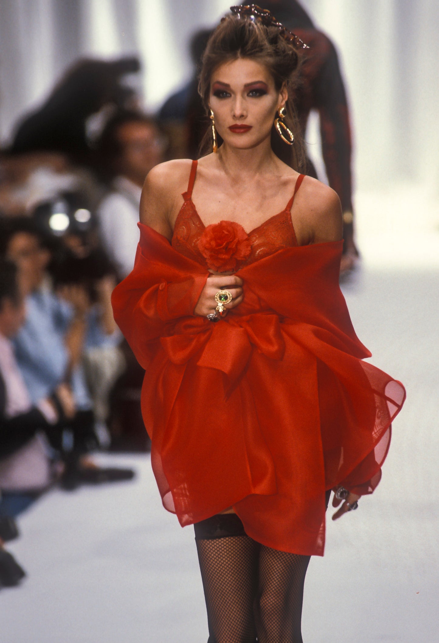 Complice by Dolce & Gabbana S/S 1992 Black Red Polka Dot Dress