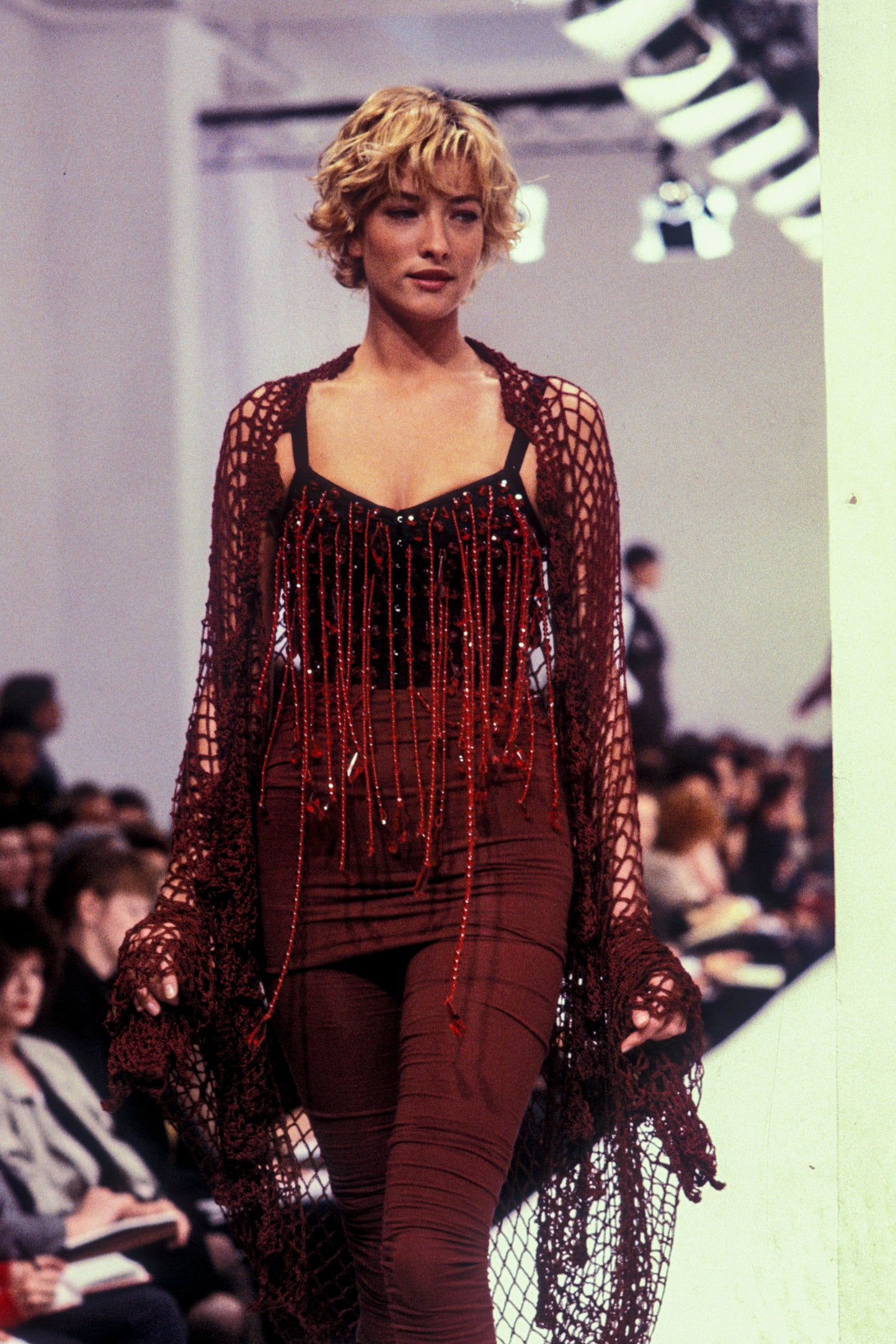 Dolce & Gabbana S/S 1990 Purple Legging with Overskirt