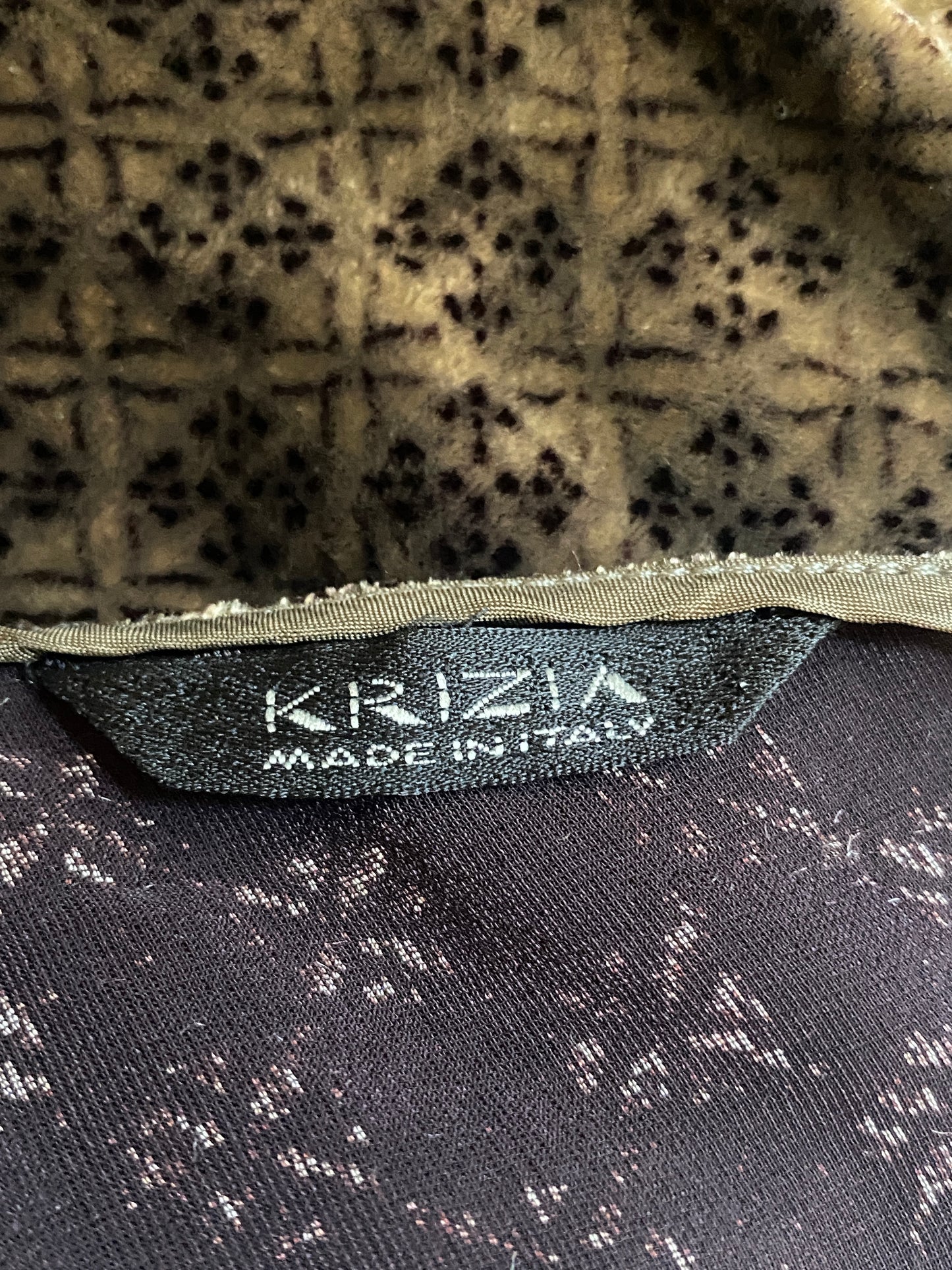 Krizia Long Velvet Cocoon Dress