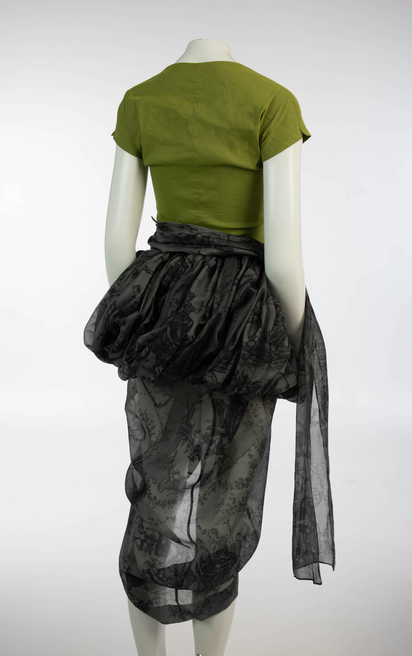 Romeo Gigli S/S 1990 Draped Cocoon Skirt