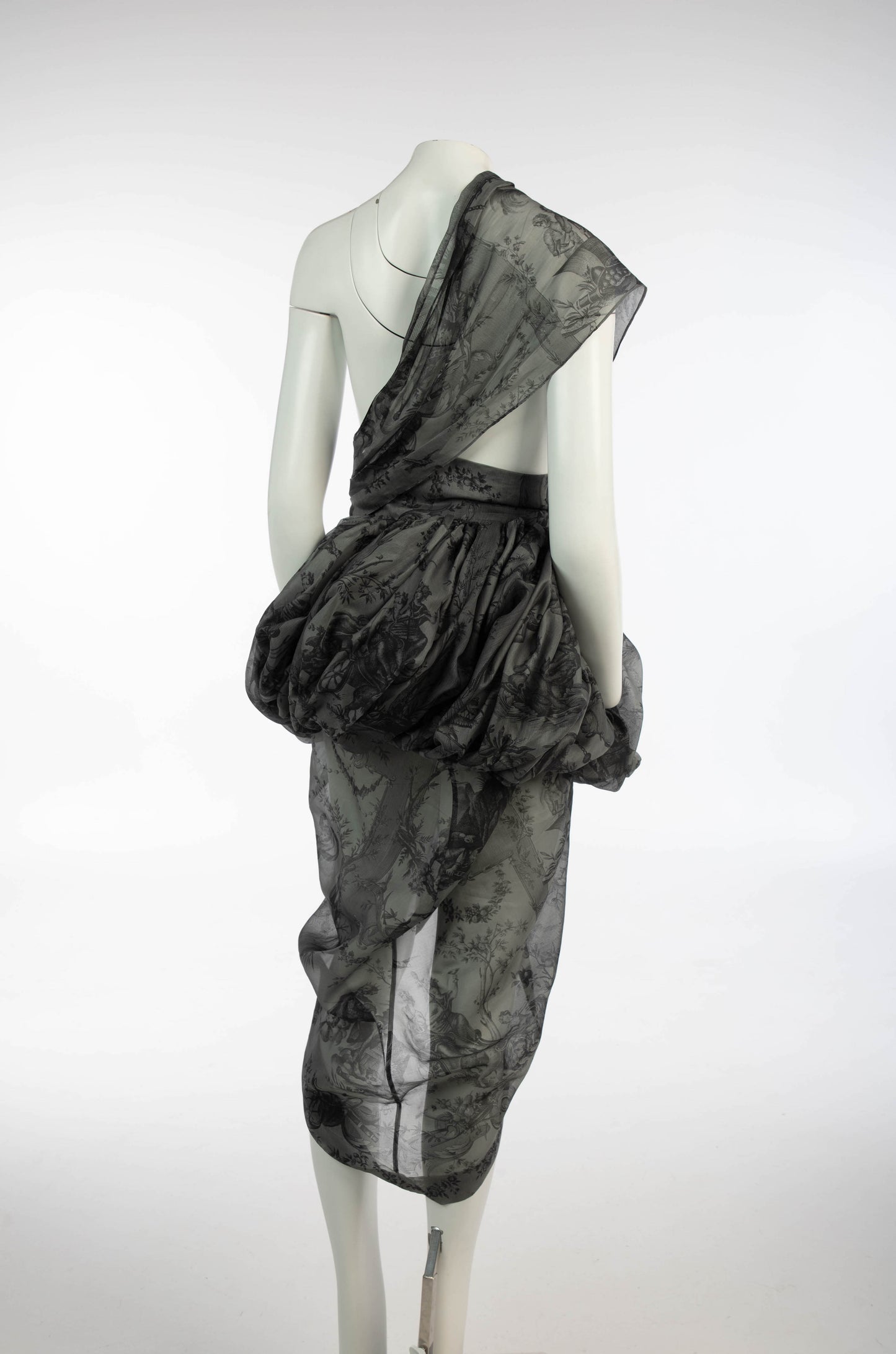 Romeo Gigli S/S 1990 Draped Cocoon Skirt