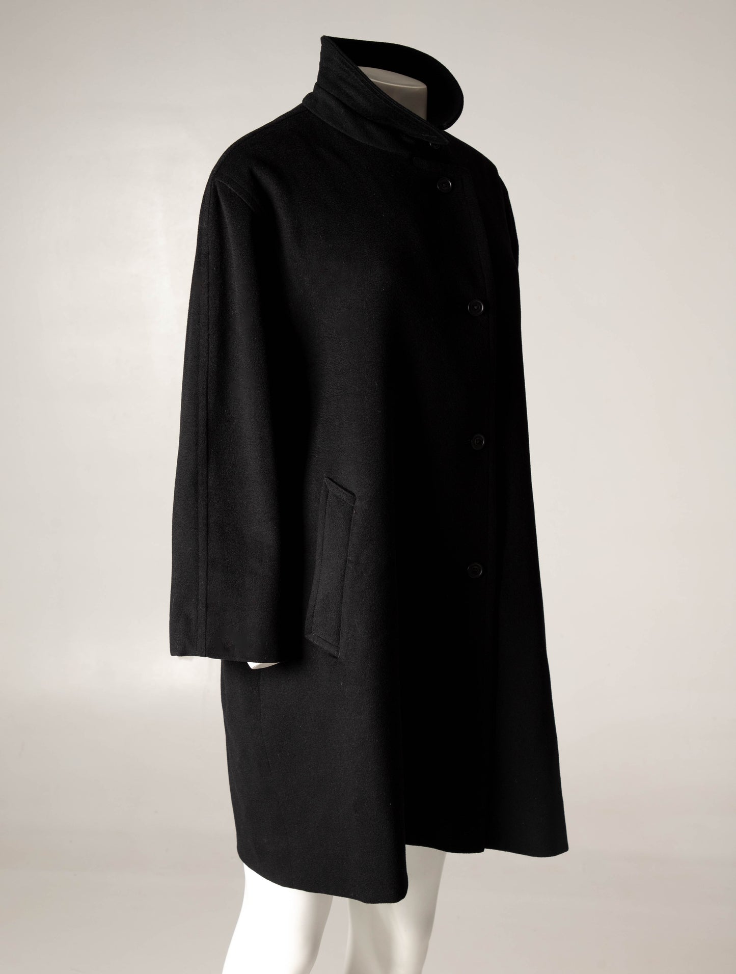 Culture Shock Koji Tatsuno Black Wool Coat