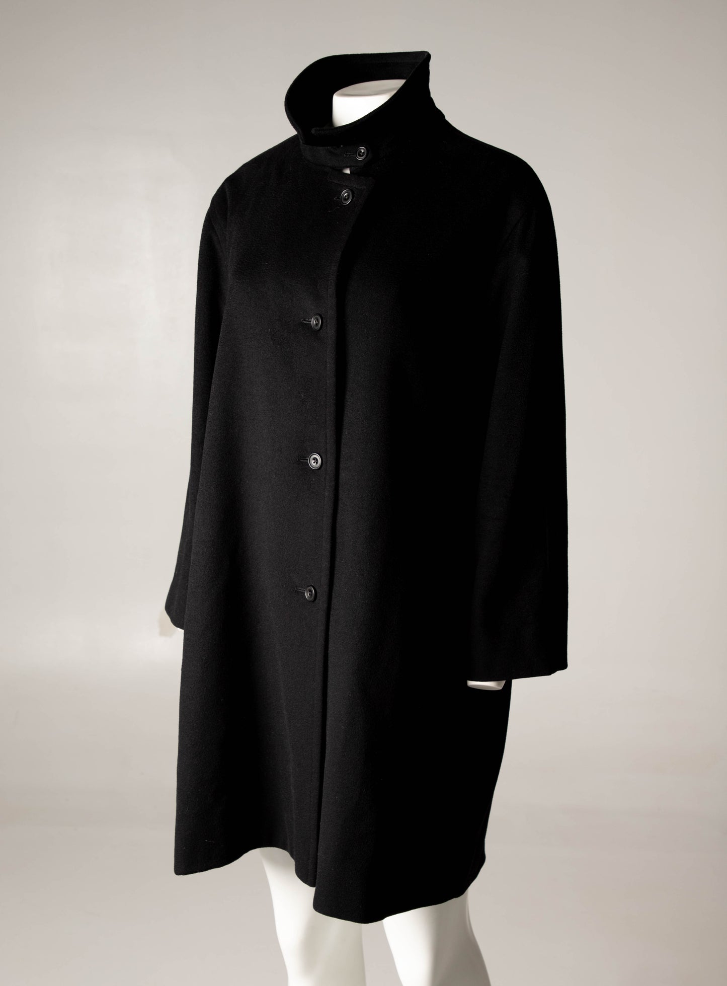 Culture Shock Koji Tatsuno Black Wool Coat