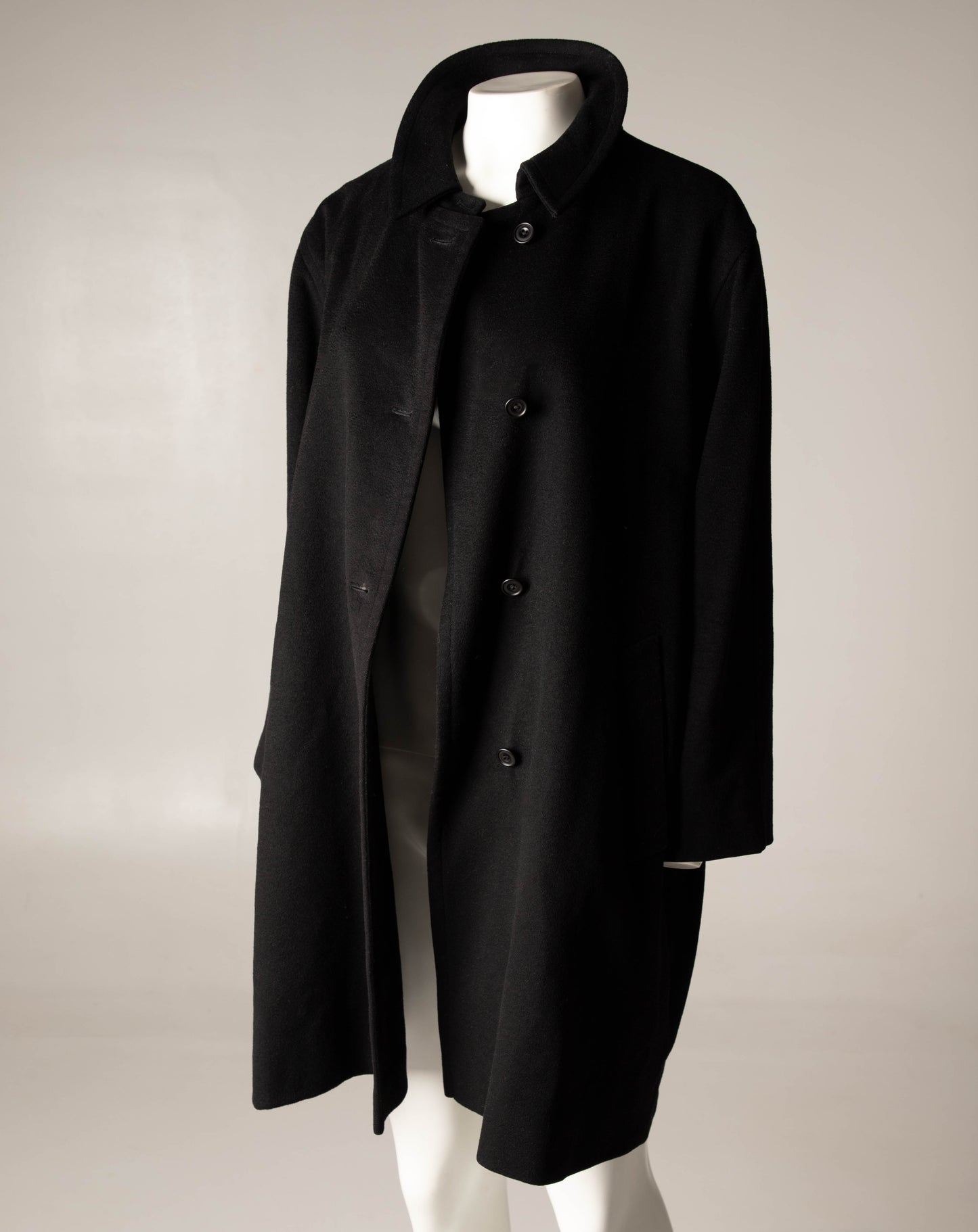 Culture Shock Koji Tatsuno Black Wool Coat