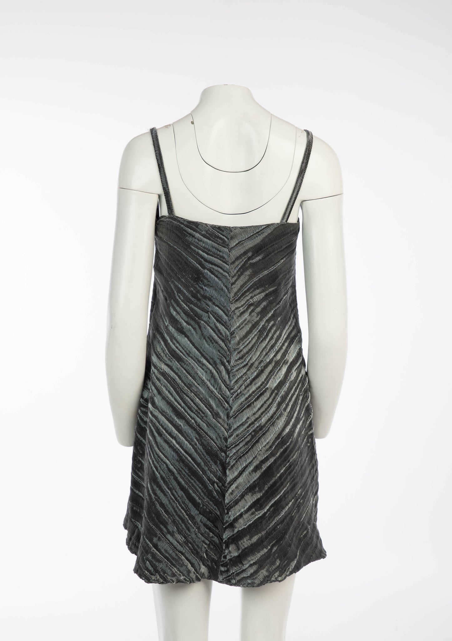 Marina Spadafora A/W 1994 Metallic Voile Dress