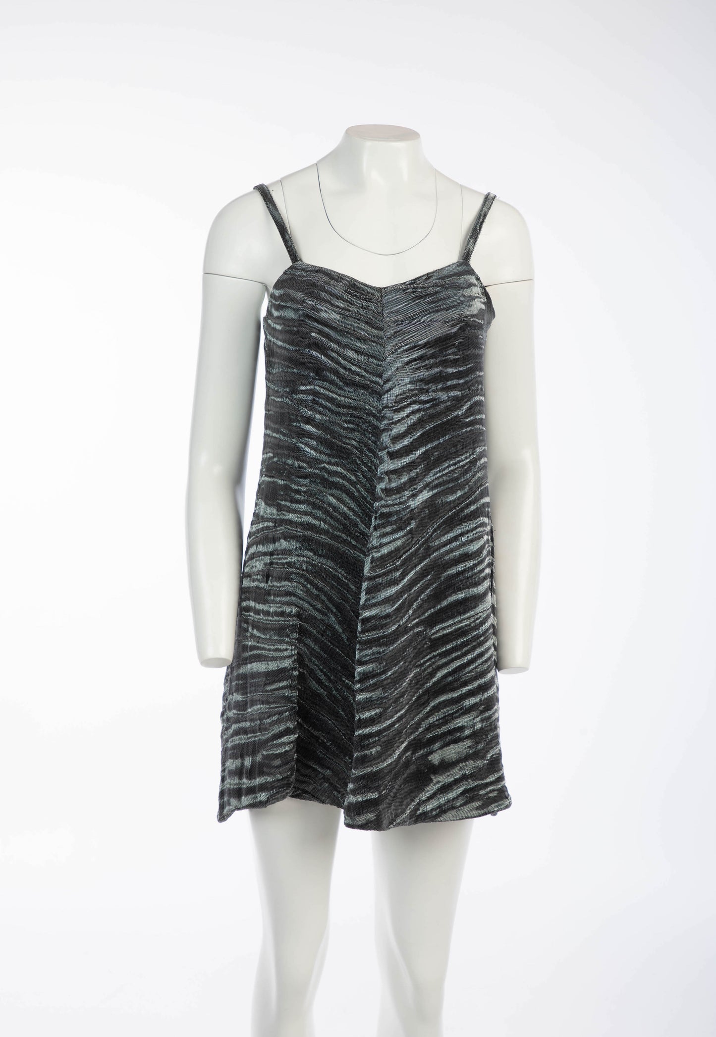 Marina Spadafora A/W 1994 Metallic Voile Dress