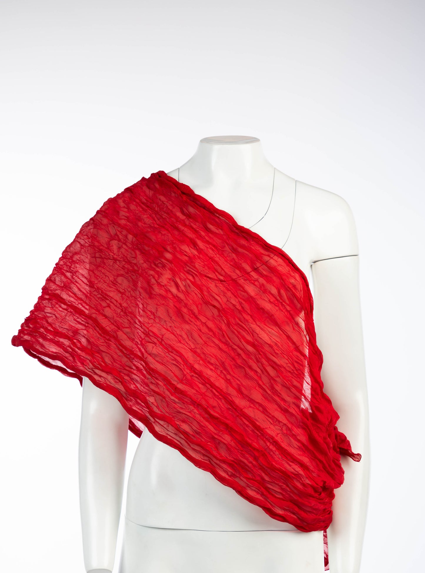 Romeo Gigli Plissé Scarves - green