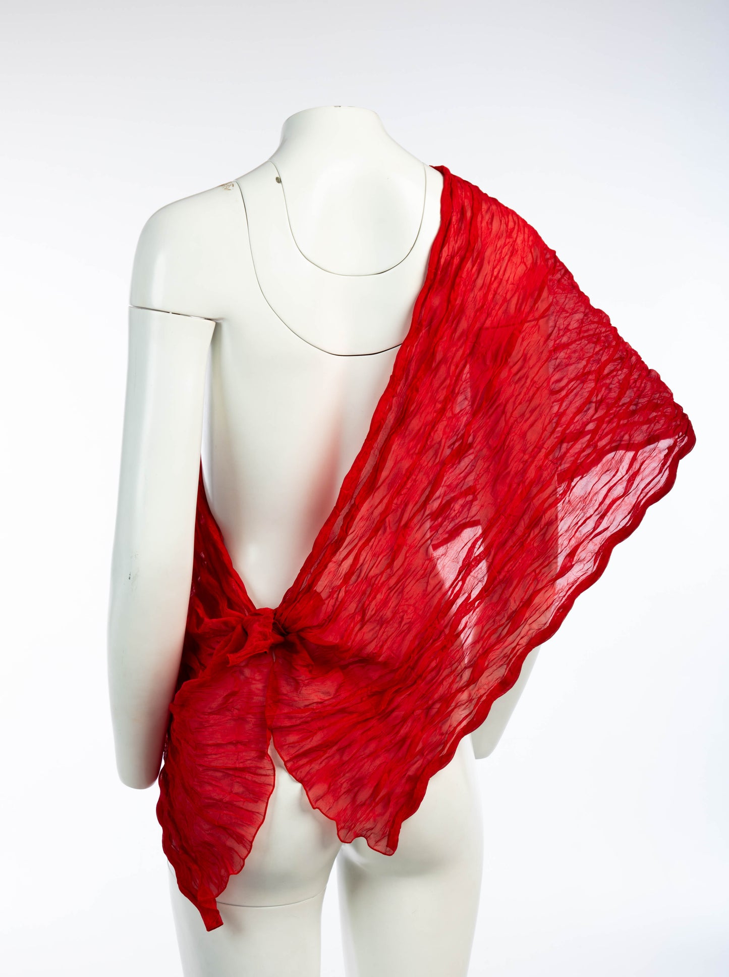 Romeo Gigli Plissé Scarves - green