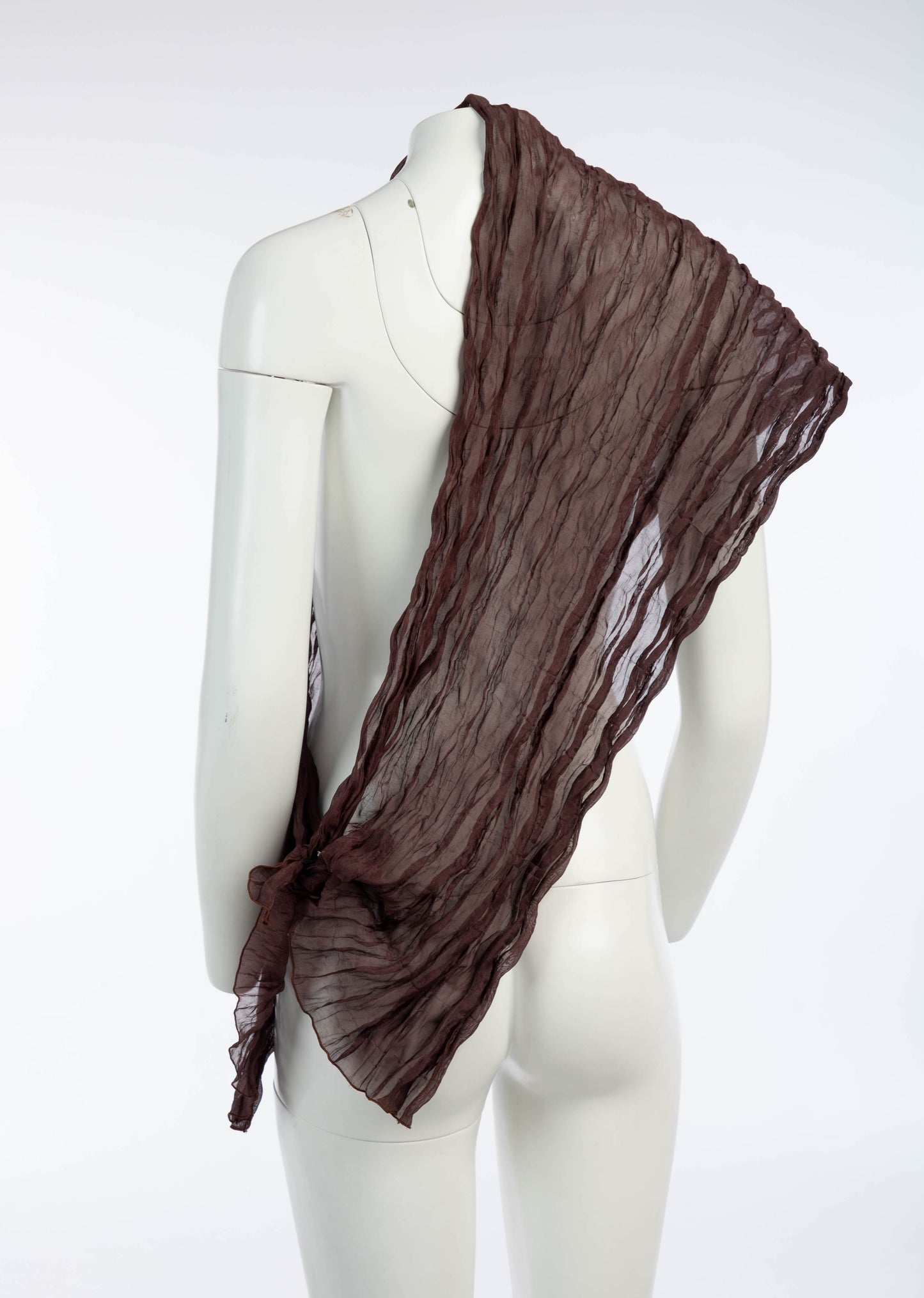 Romeo Gigli Plissé Scarves - green