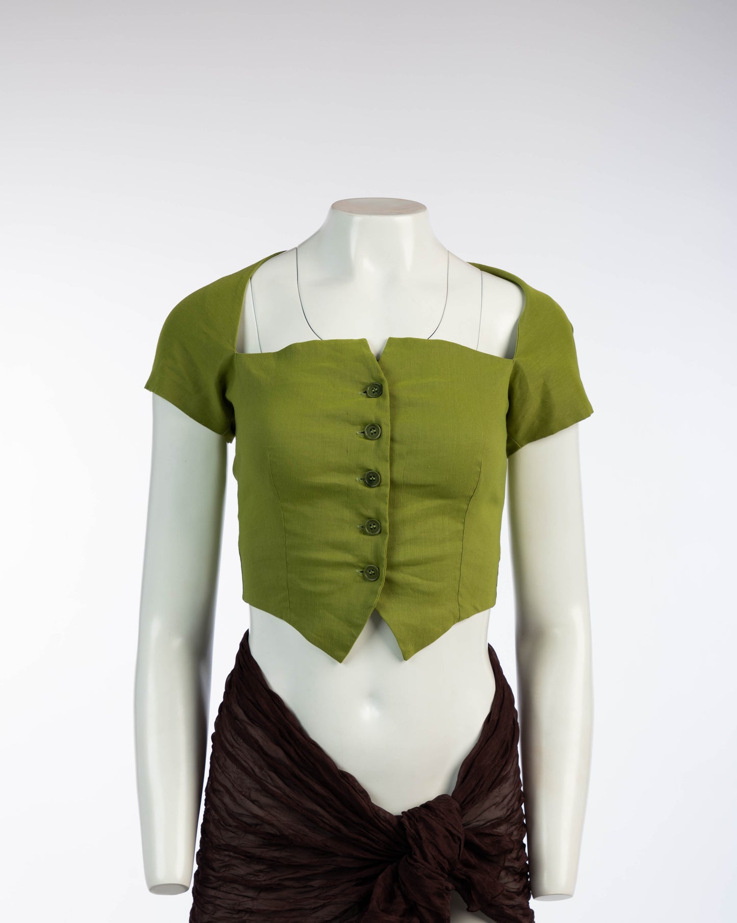 Romeo Gigli S/S90 Apple Green Bustier