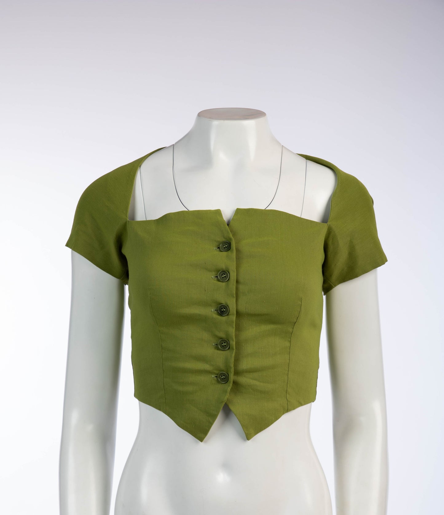 Romeo Gigli S/S90 Apple Green Bustier
