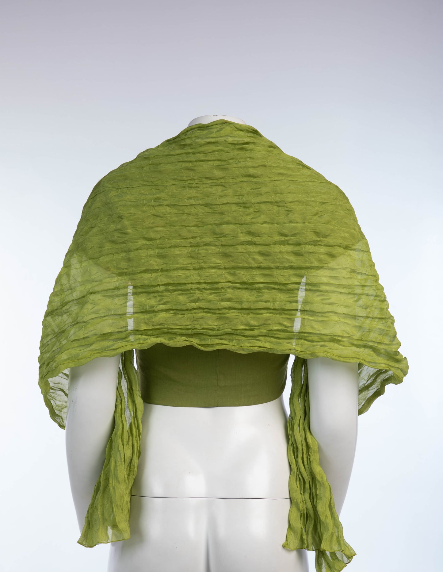 Romeo Gigli Plissé Scarves - green