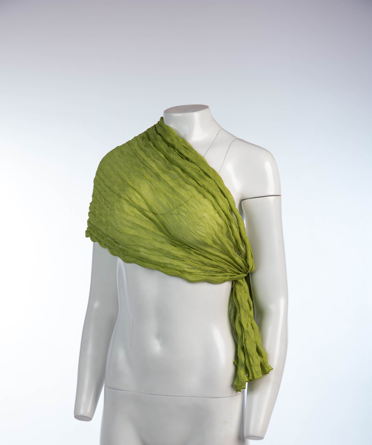 Romeo Gigli Plissé Scarves - green