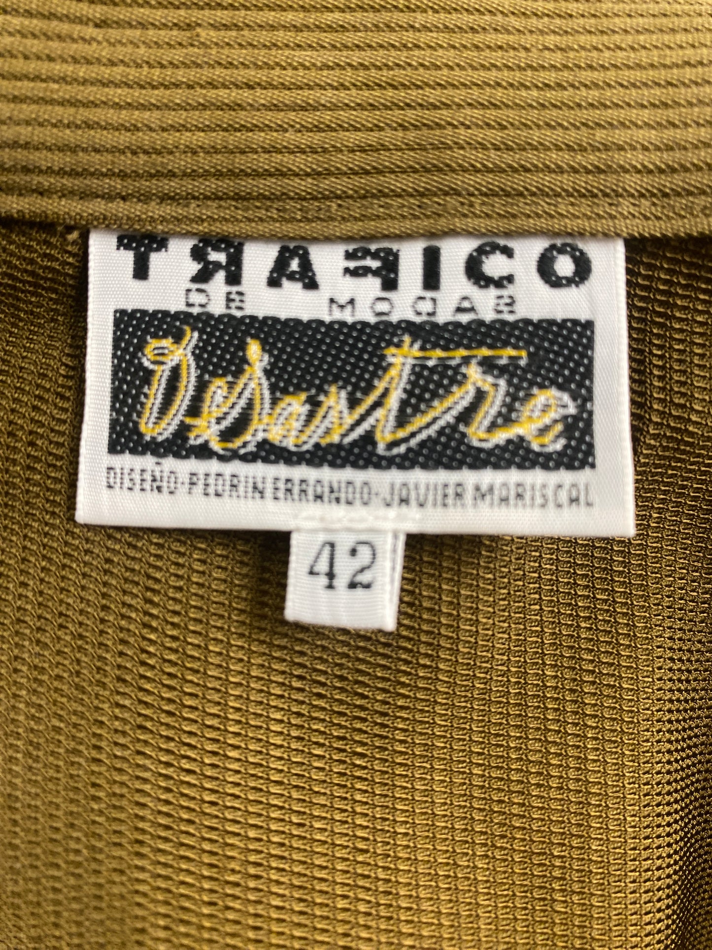 Tráfico de Modas Khaki Cocoon Wrap Skirt