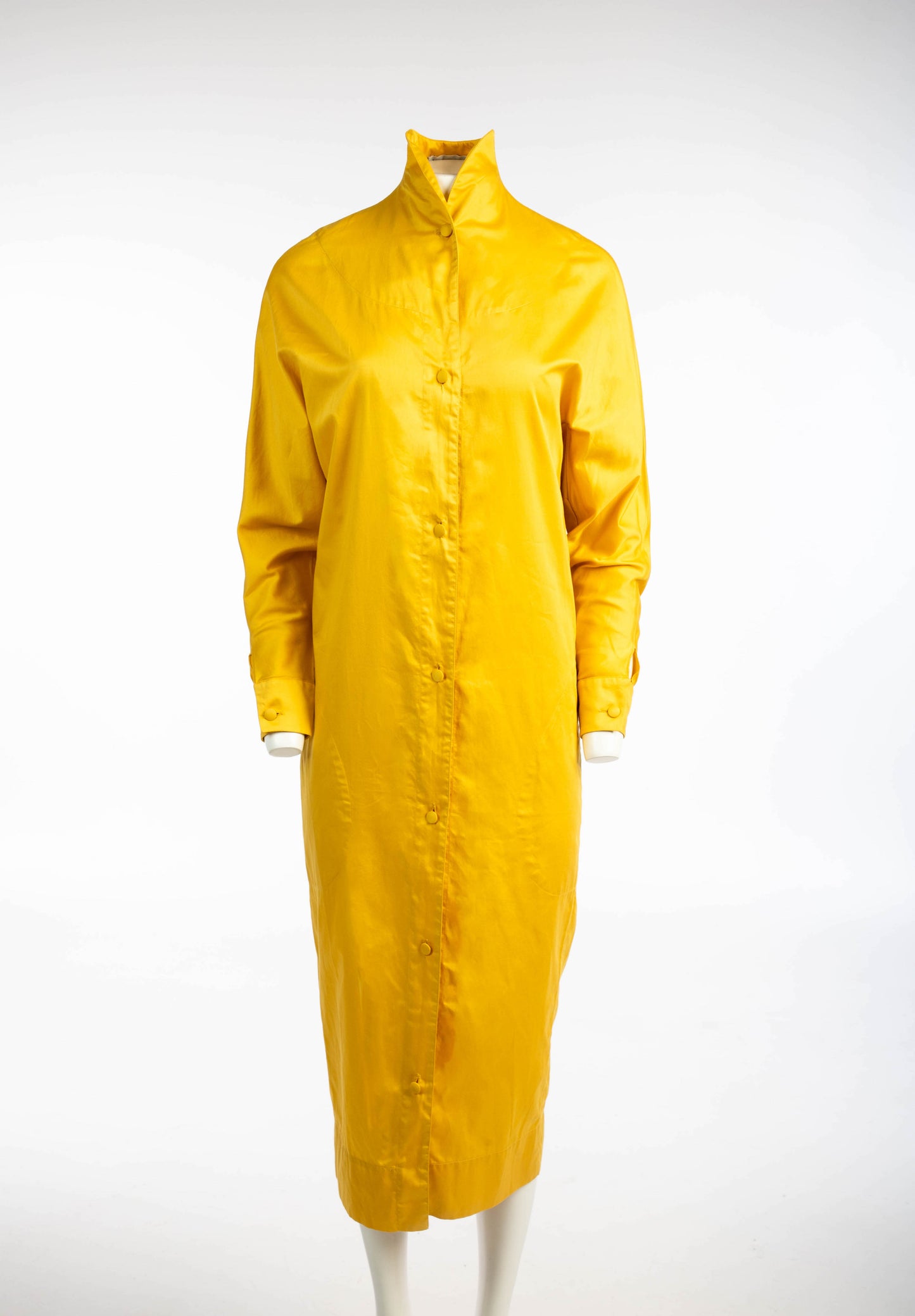Yellow Cotton Adeline André Lightweight Coat