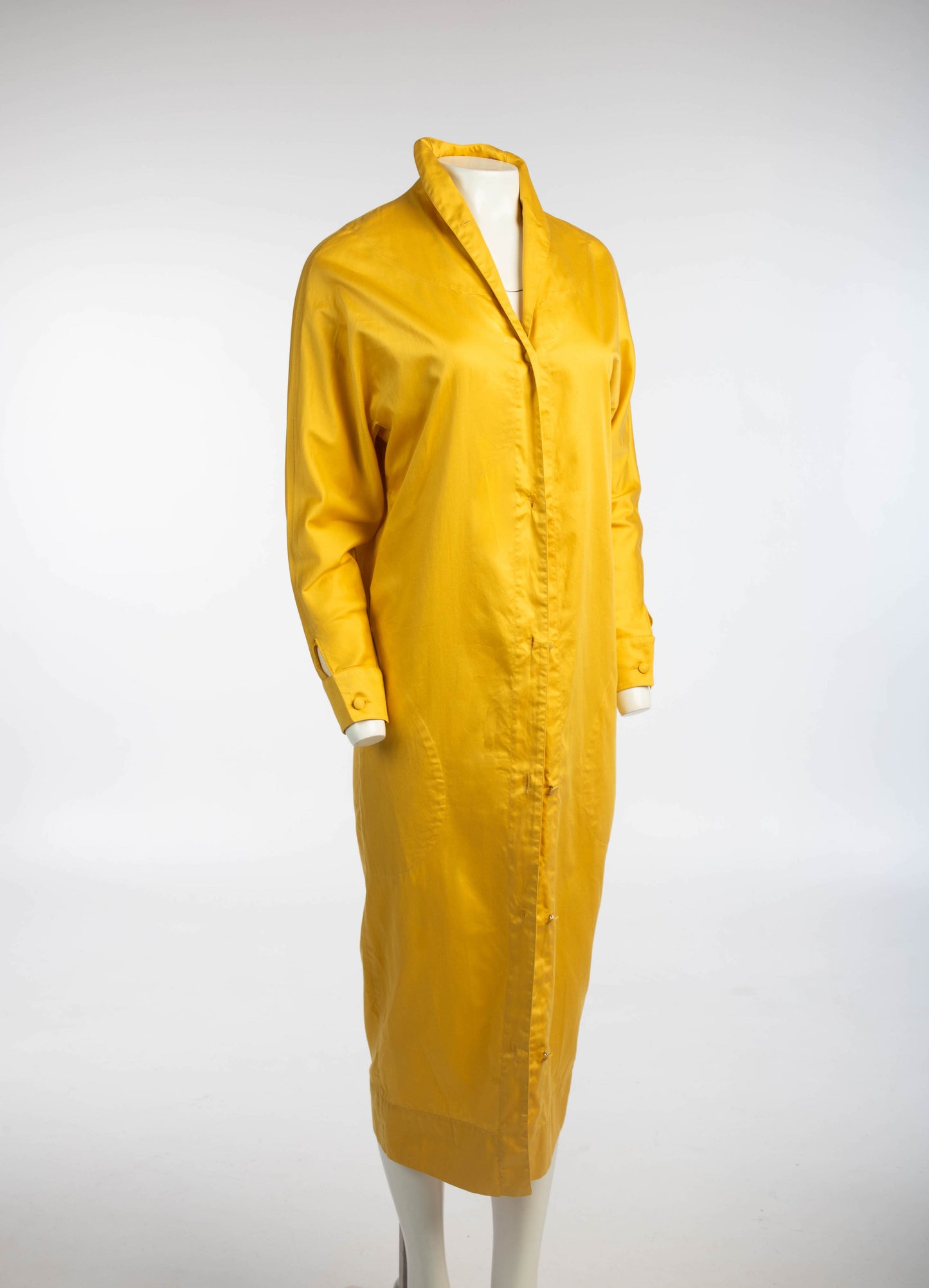 Yellow Cotton Adeline André Lightweight Coat