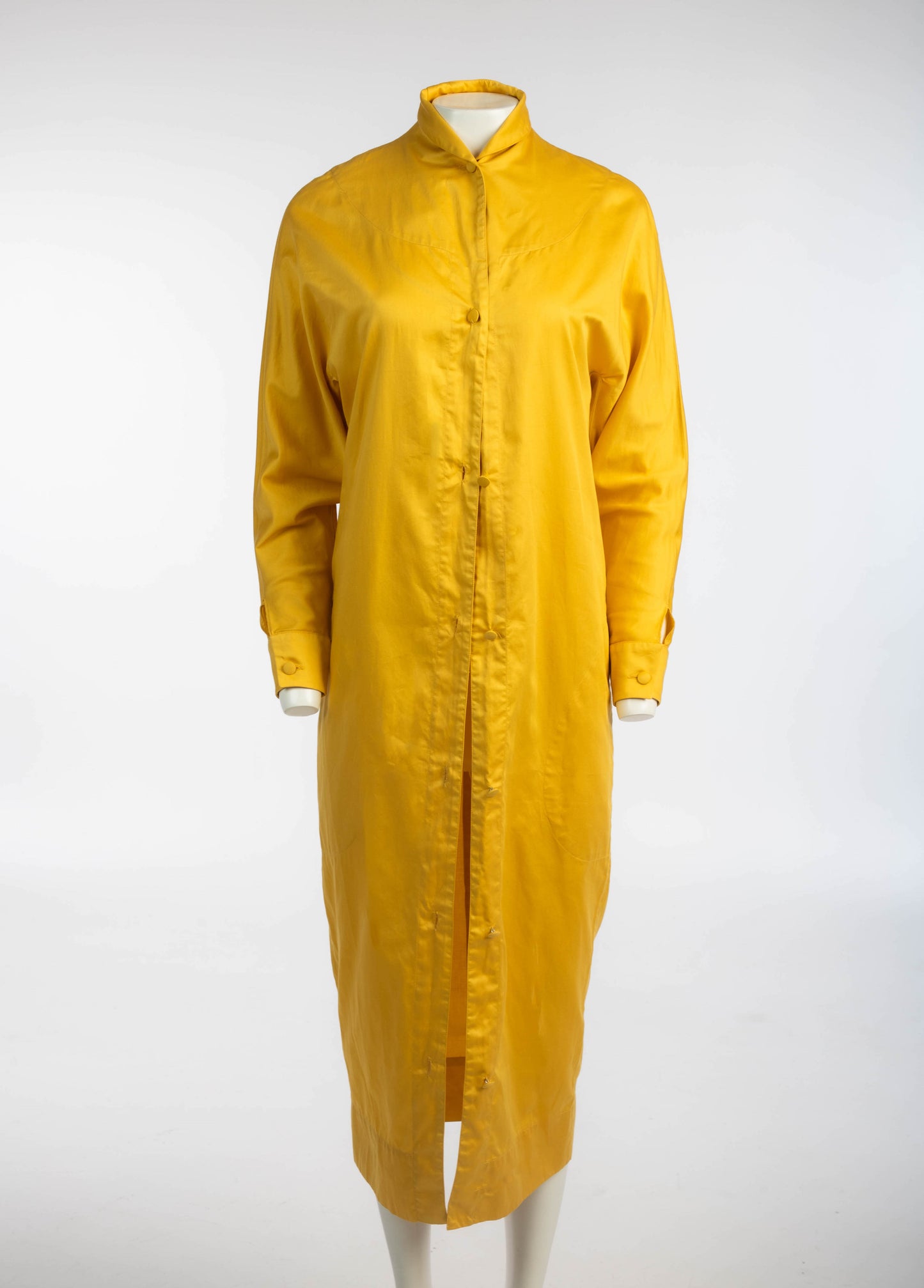 Yellow Cotton Adeline André Lightweight Coat