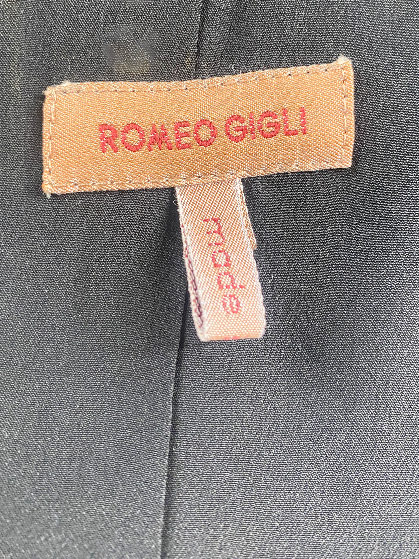 Romeo Gigli 1995 Black Silk Velvet Jacket