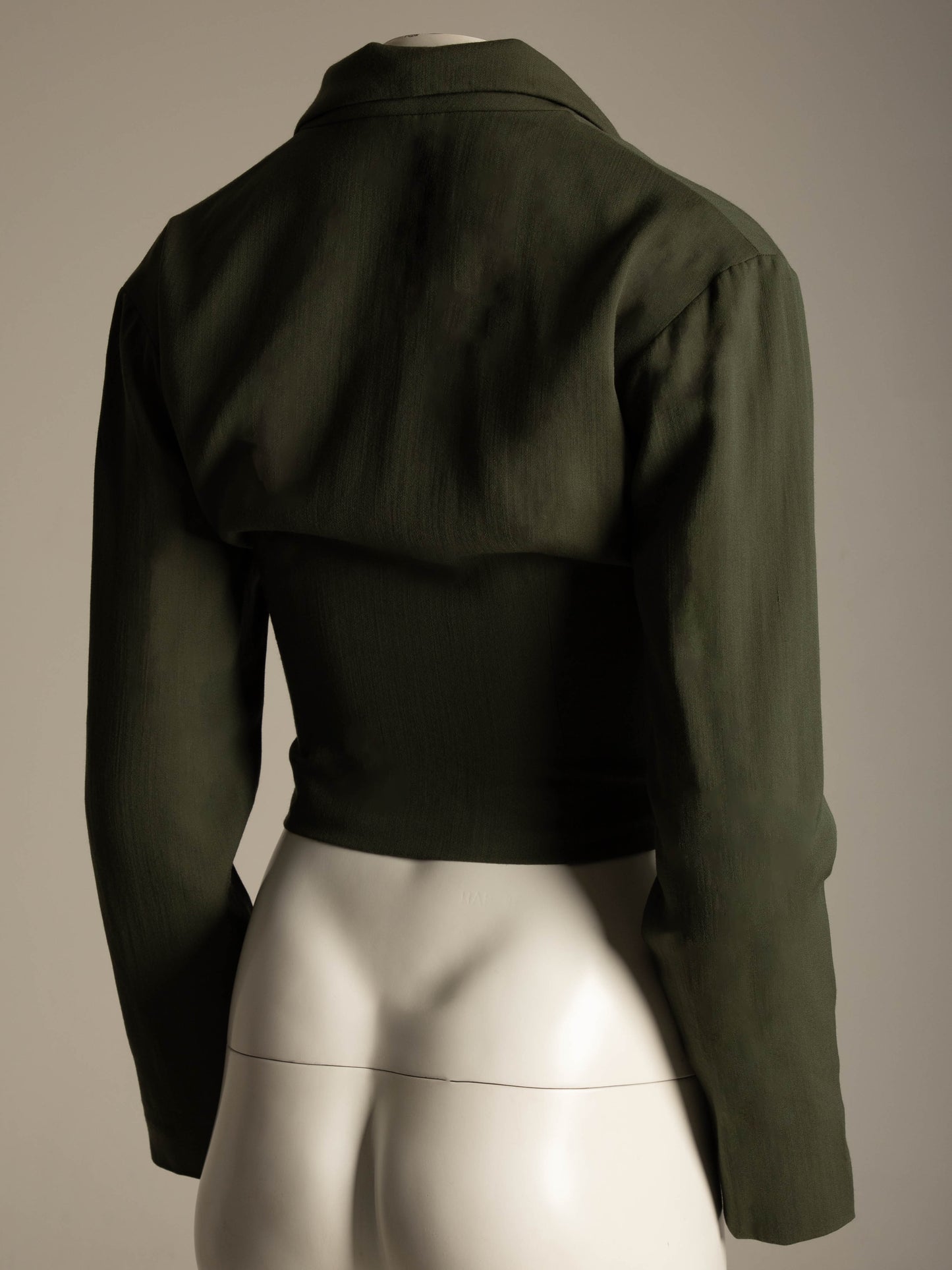 Sybilla por Gibo A/W 1989 Green Jacket with Ties