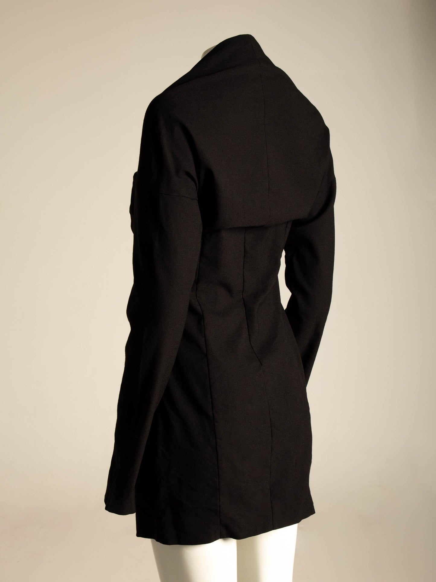 Dolce & Gabbana 1991 Black Jacket Dress
