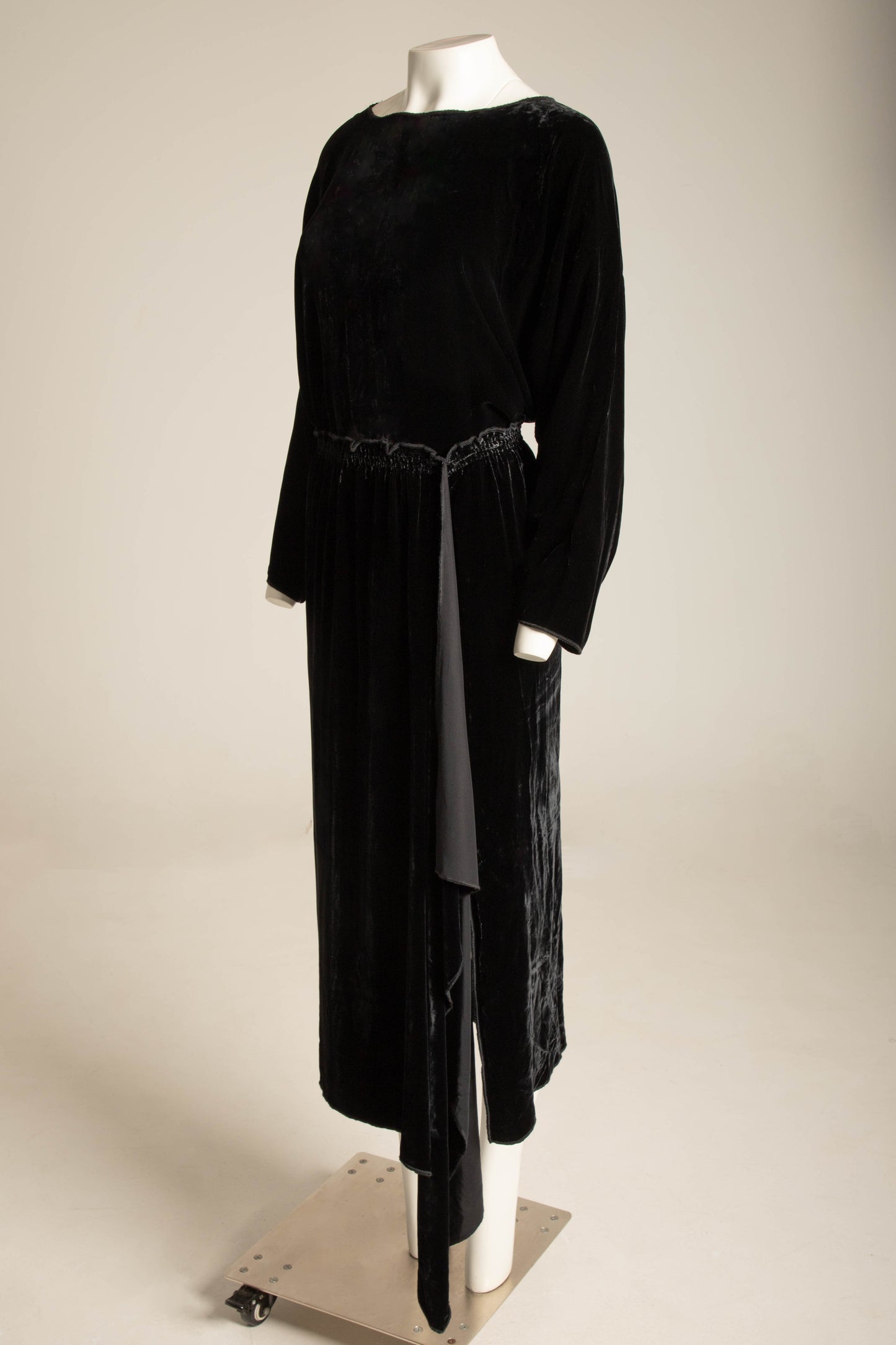 Zoran Black Velvet Three Piece Skirt Set