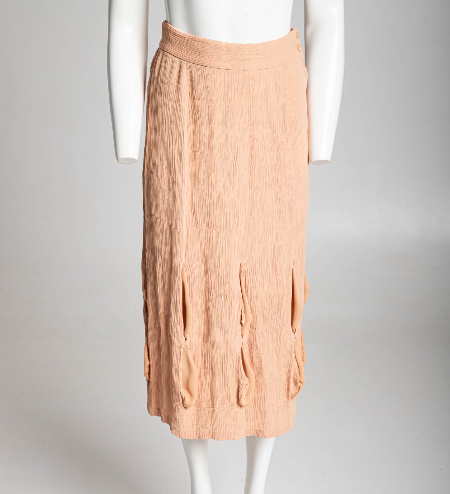 Matsuda Nicole Plissé Pink Skirt