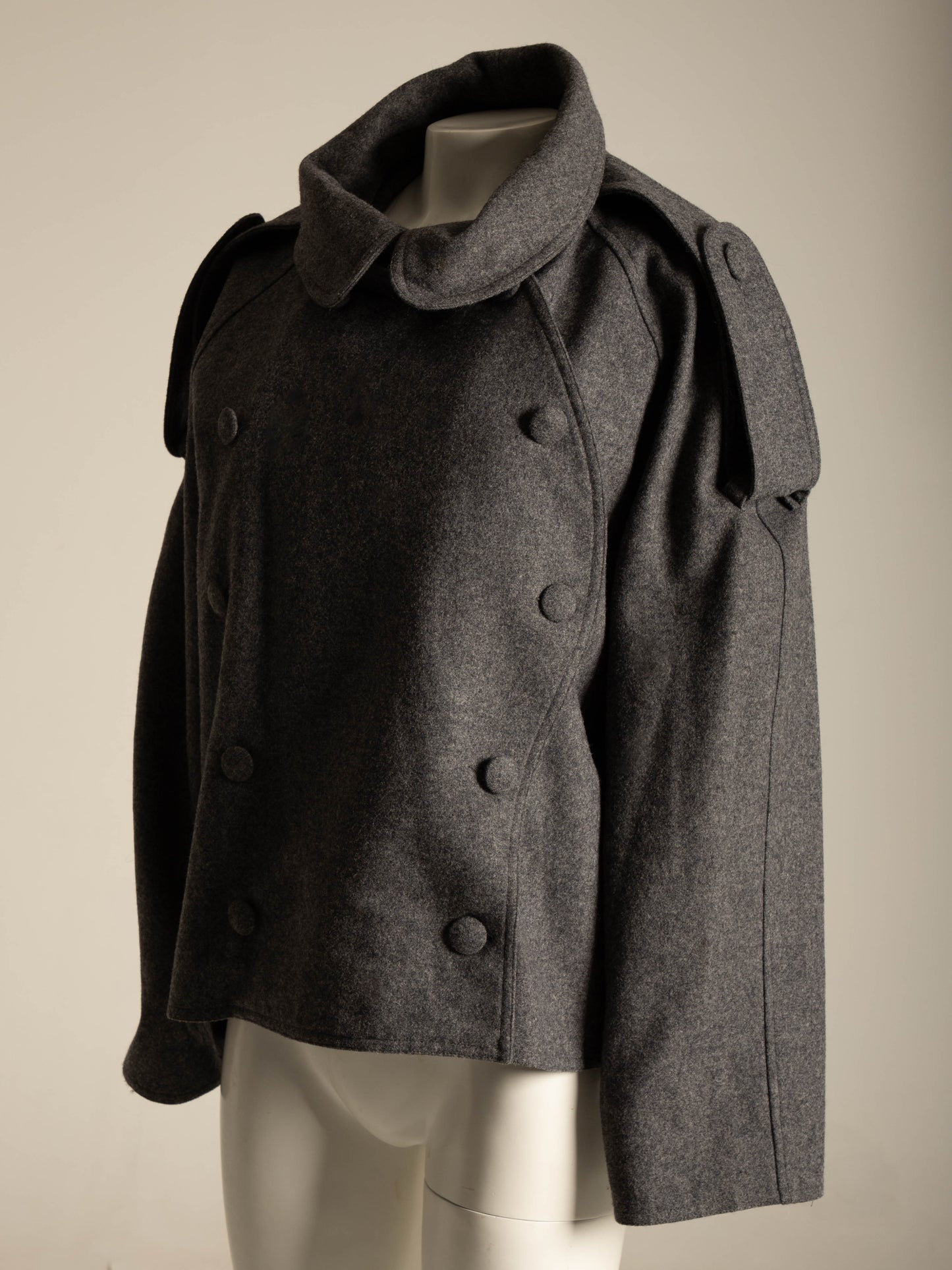 Olivier Guillemin Grey Wool Military Jacket