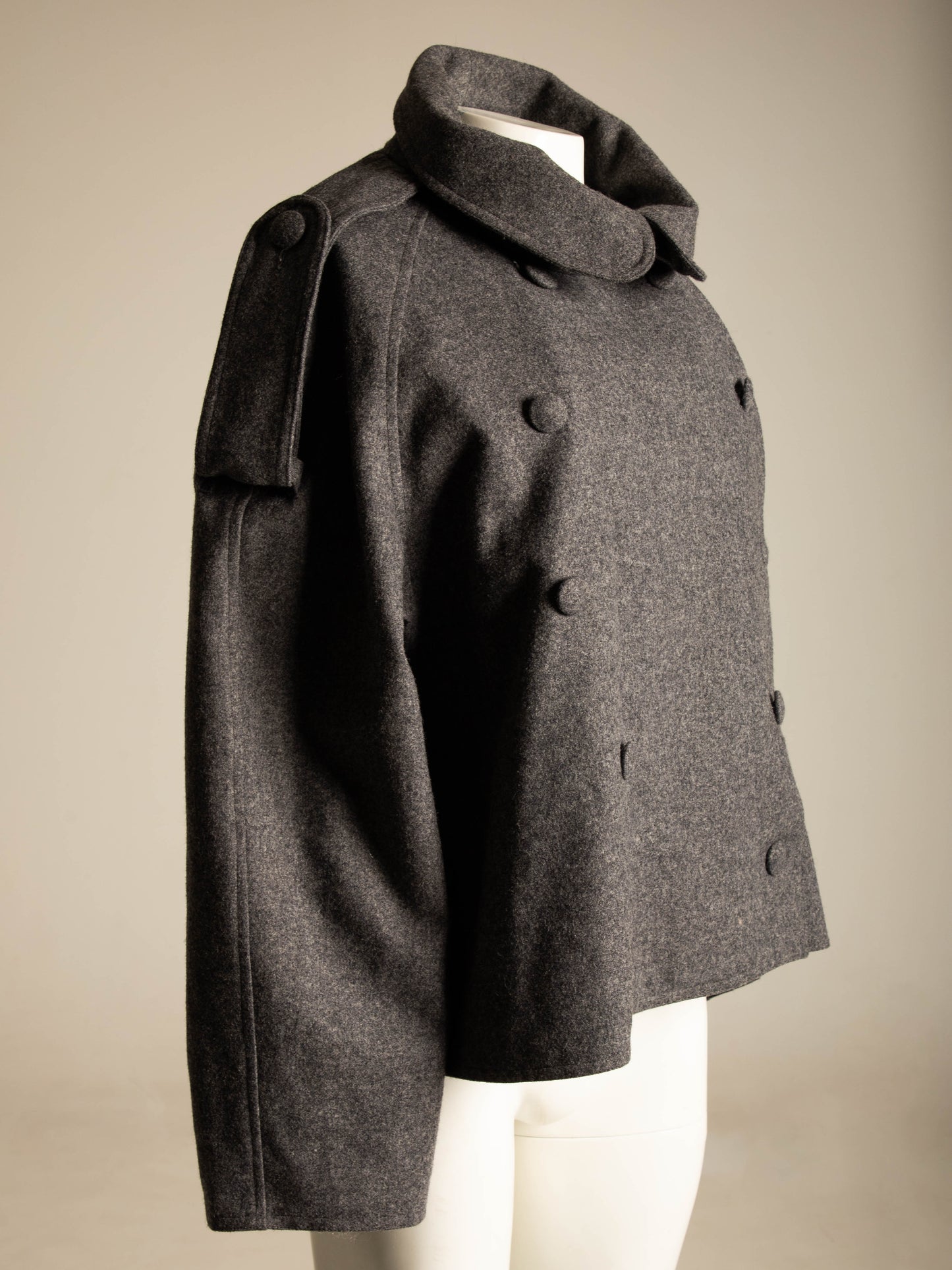 Olivier Guillemin Grey Wool Military Jacket