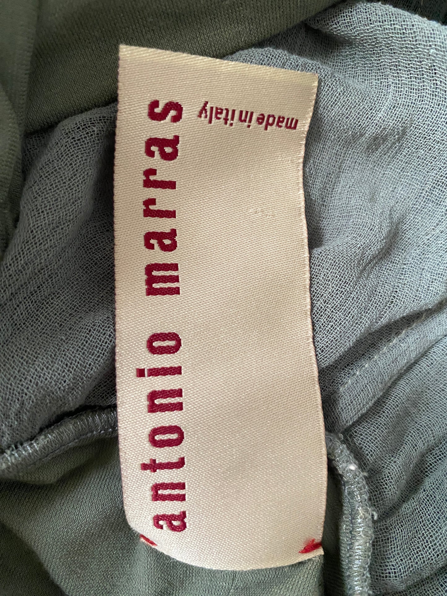 Antonio Marras Sage Green Cotton Two Piece