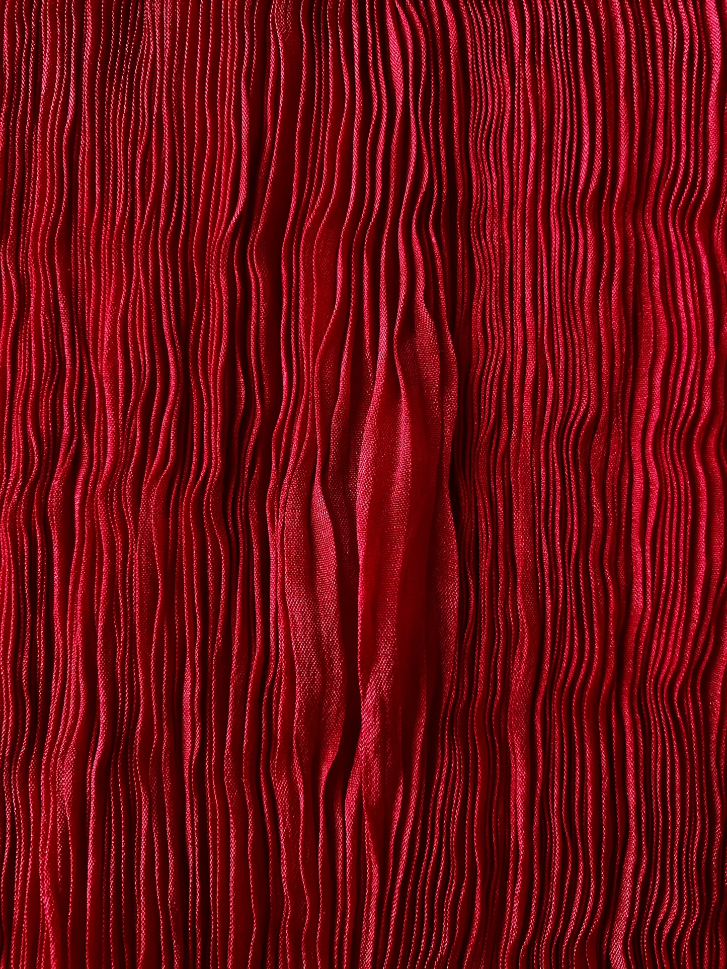 Fortuny Venetia Studium Deep Red Silk Pleated 'Delphos' Gown