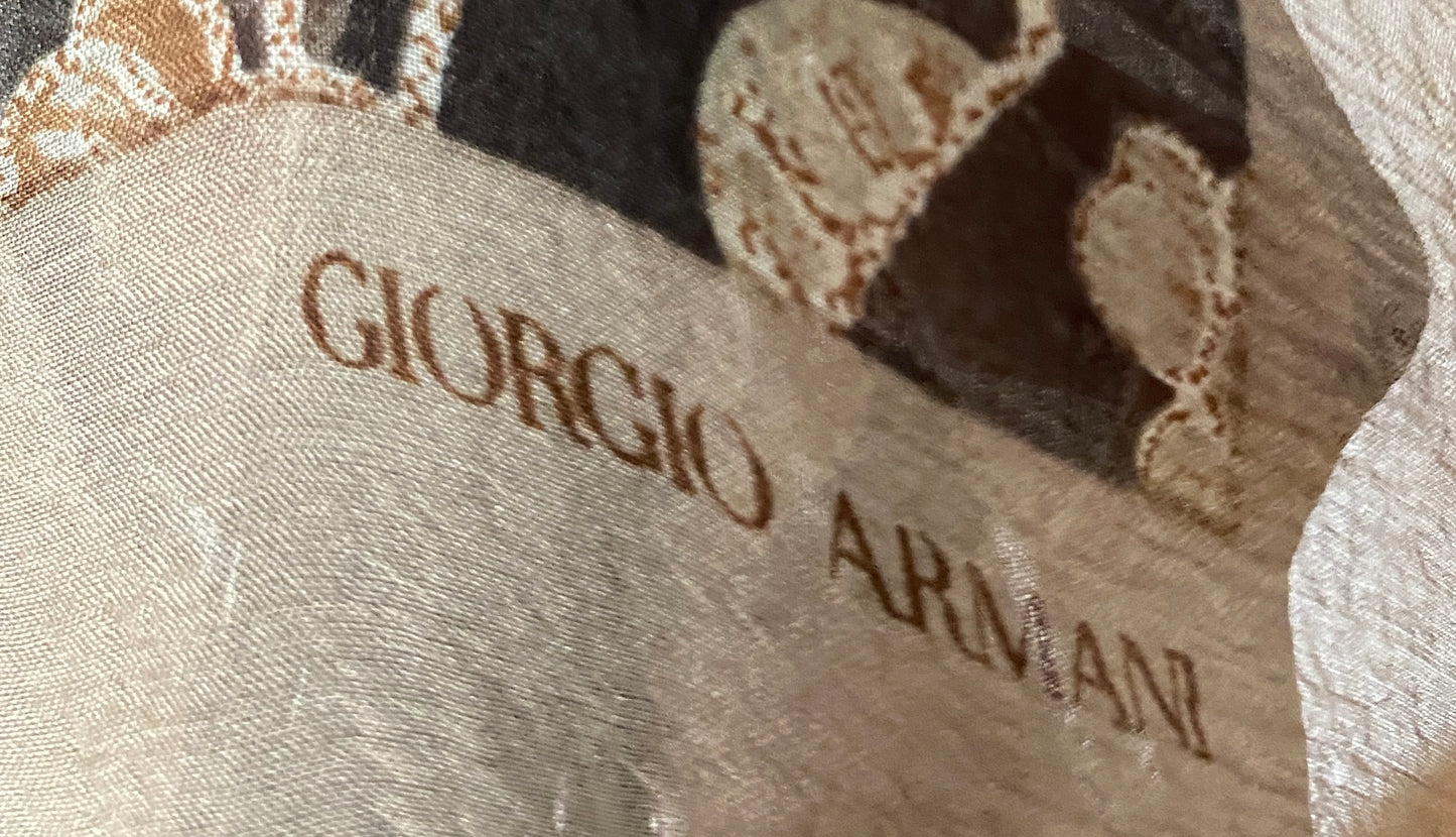 Giorgio Armani A/W 1993 Floral Shawl