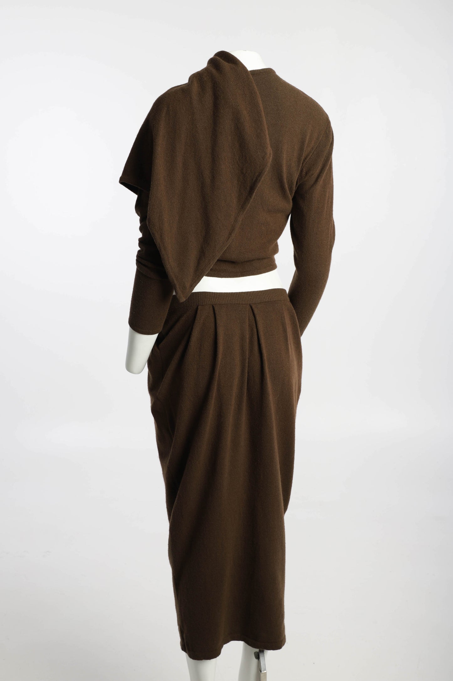 Joseph Tricot Brown Lambs Wool Two Piece