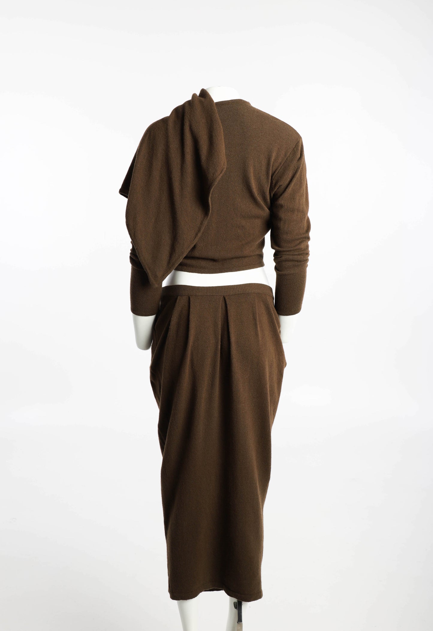 Joseph Tricot Brown Lambs Wool Two Piece