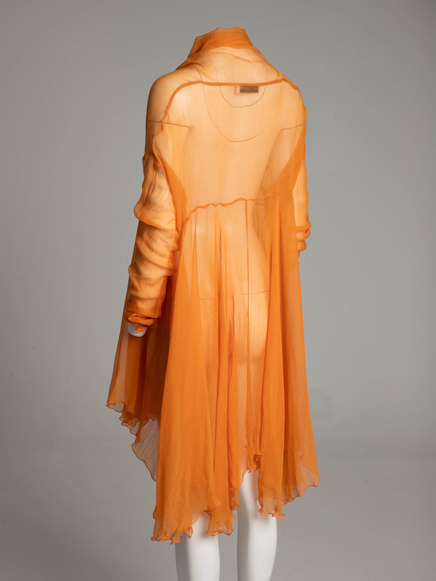 Dolce & Gabbana S/S 1991 Peachy Orange Silk Babydoll