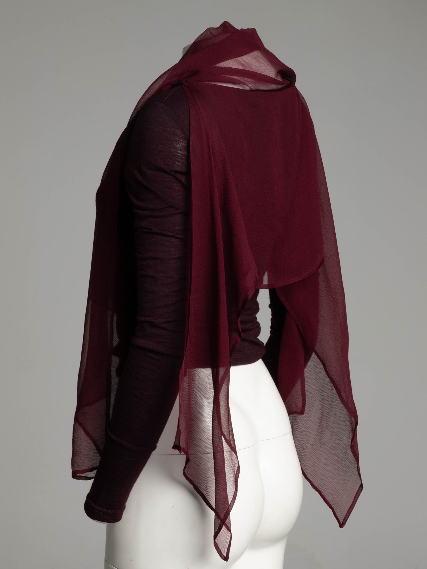 Dolce & Gabbana 1989 Dark Purple Wool and Silk Top