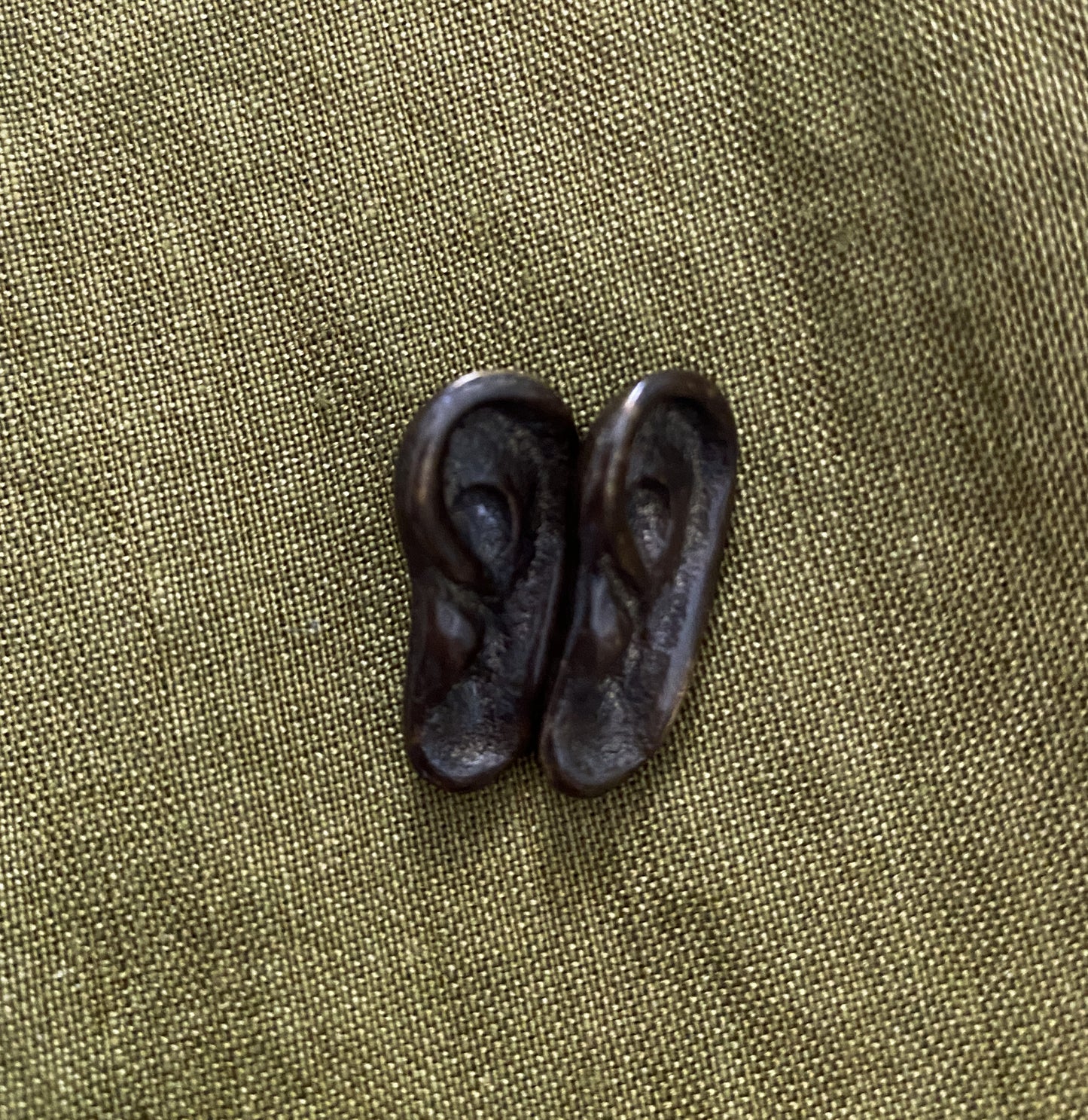 Sybilla Por Gibo Silk Linen Top With Metal Ear Closure