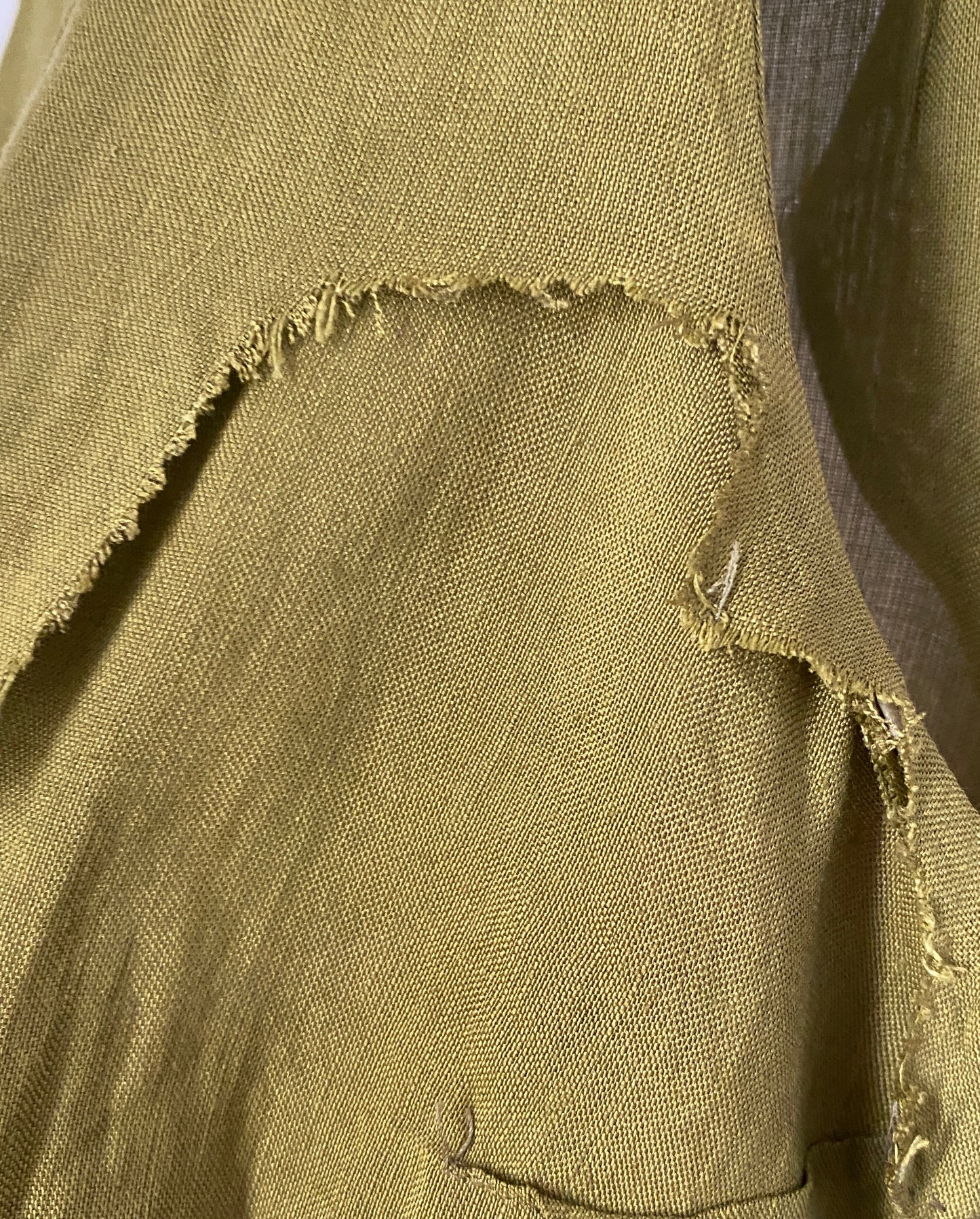 Sybilla Por Gibo Silk Linen Top With Metal Ear Closure
